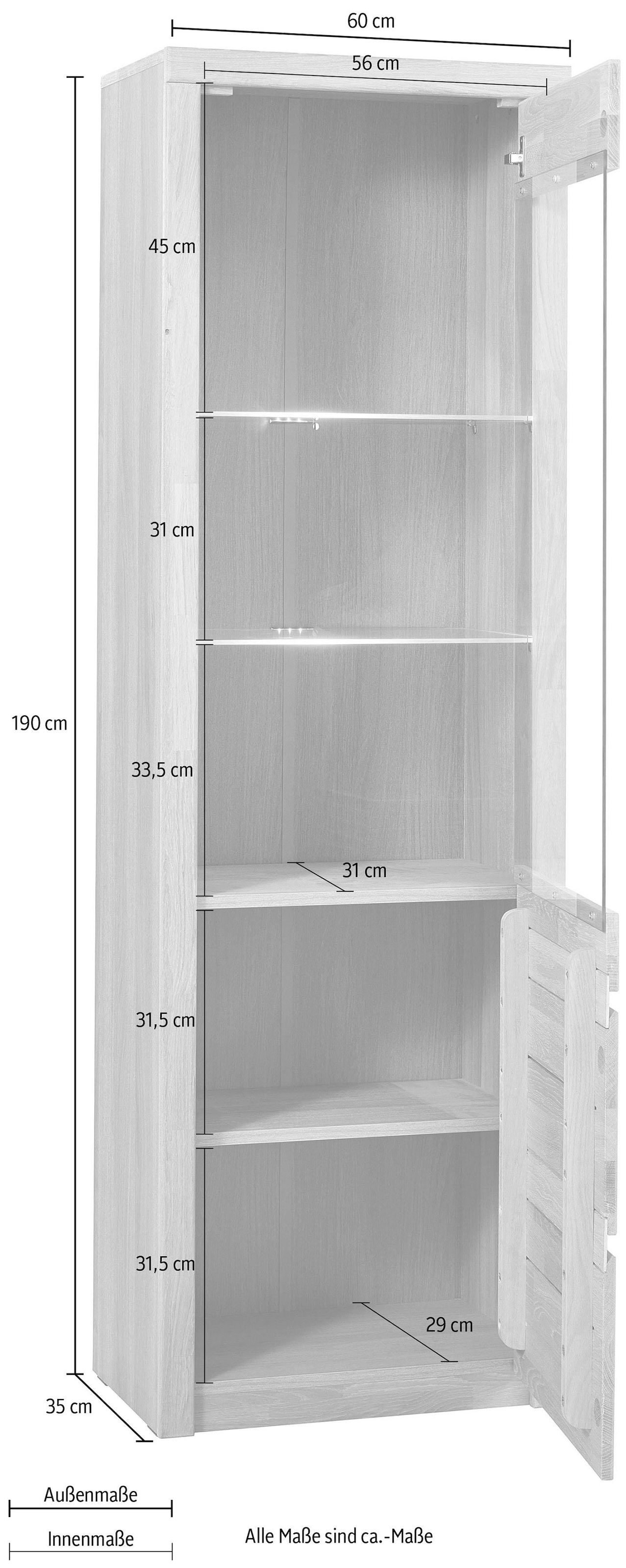 online cm »Silkeborg«, Woltra kaufen 190 Höhe Vitrine