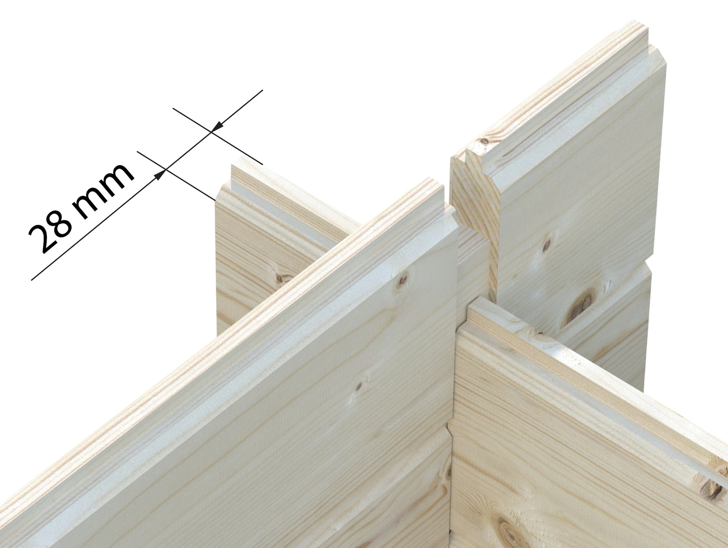 Palmako Gartenhaus »Ella« verschiedene Farben