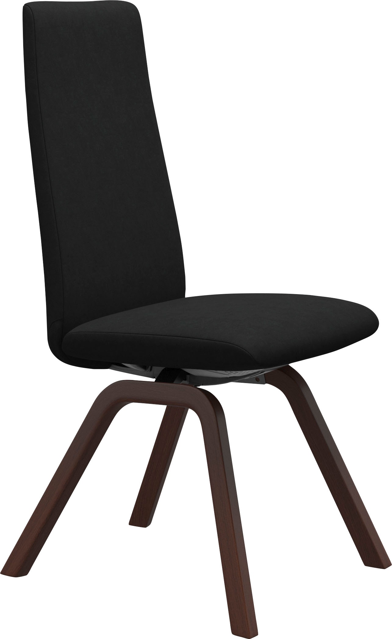 Stressless® Polsterstuhl »Laurel«, Microfaser DINAMICA, High Back, Größe M, mit schräggestellten Beinen in Walnuss