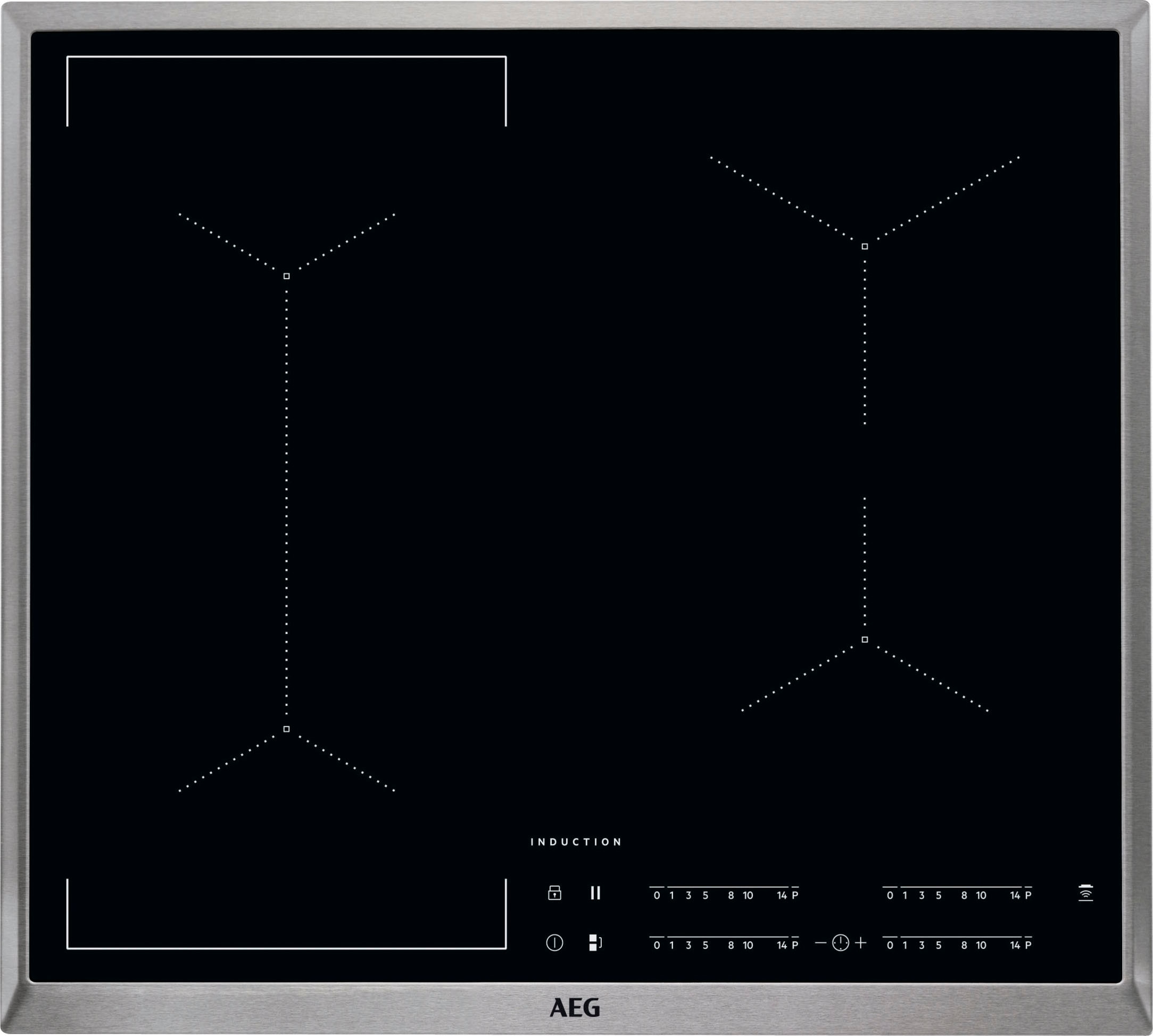 AEG Induktions-Kochfeld »IKE64441XB«, mit Hob²Hood - Funktion