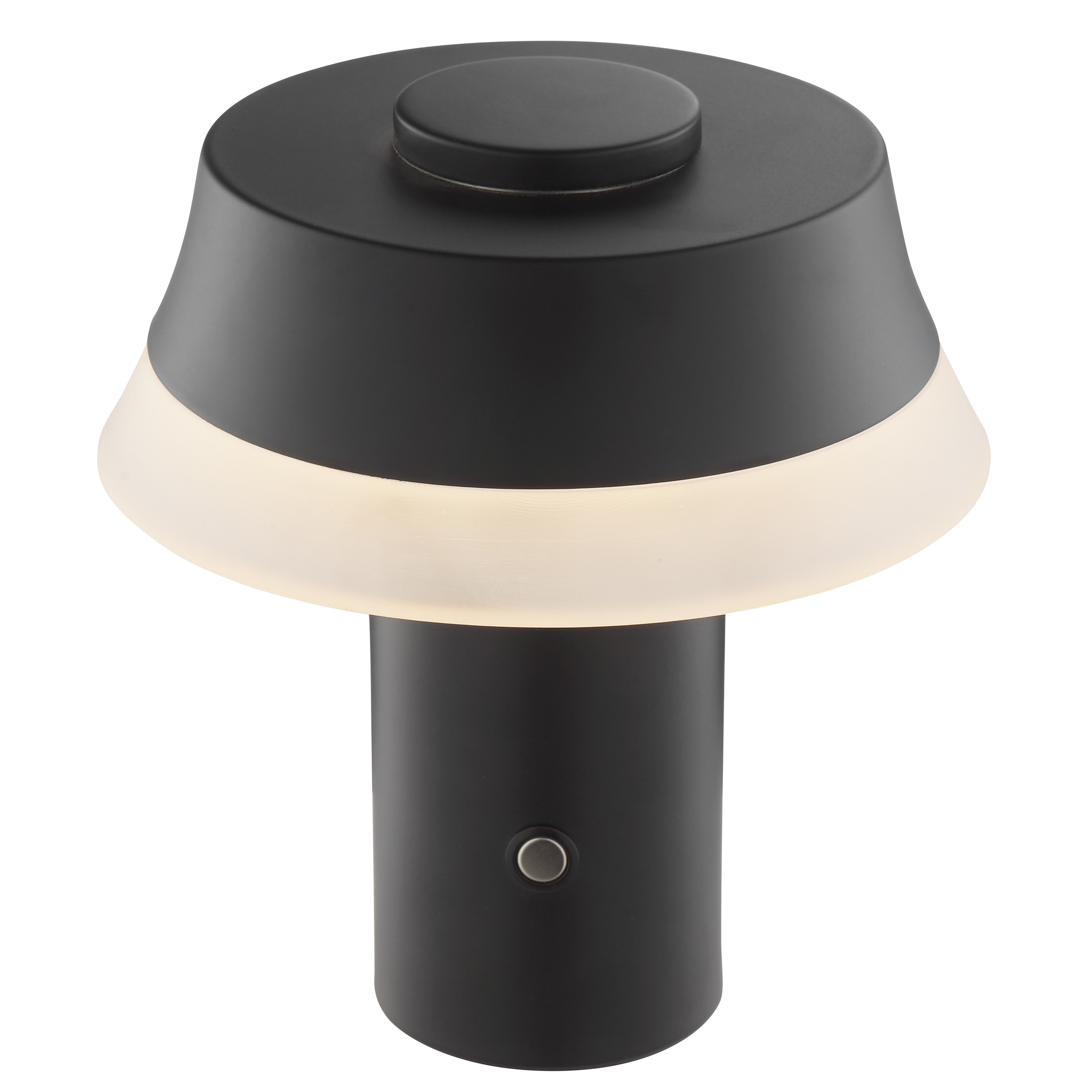 Brilliant LED Tischleuchte »Kinich« LED-Modul 1 Stk. Warmweiß LED Akku-Leuchte, 17 cm, 240 lm, per wireless charging & USB ladbar