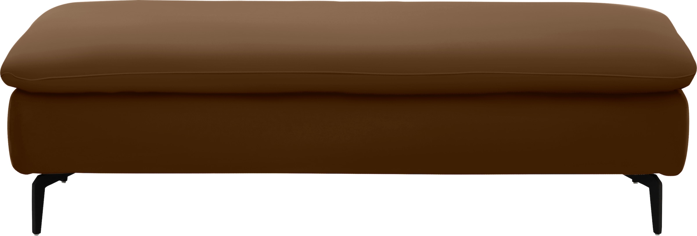 W.SCHILLIG Ecksofa »valentinoo, Designsofa, bequem, elegant und zeitlos, L-Form«, (Set), inklusive Hocker, mit Sitztiefenverstellung, Breite 299 cm