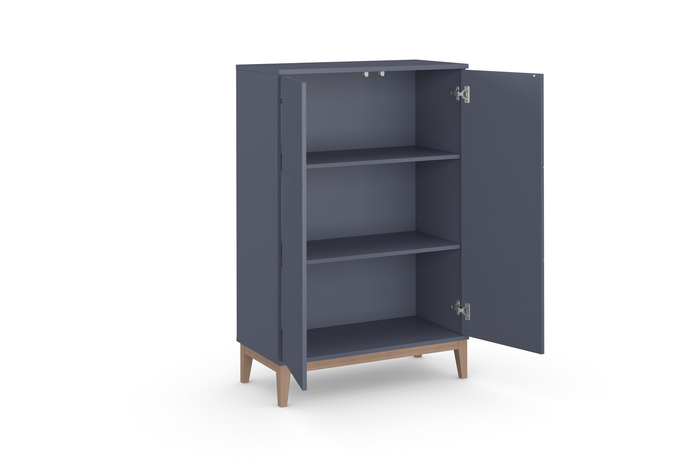 andas Highboard »Maryd«, (1 St.), Hochkommode mit Untergestell in Holzoptik