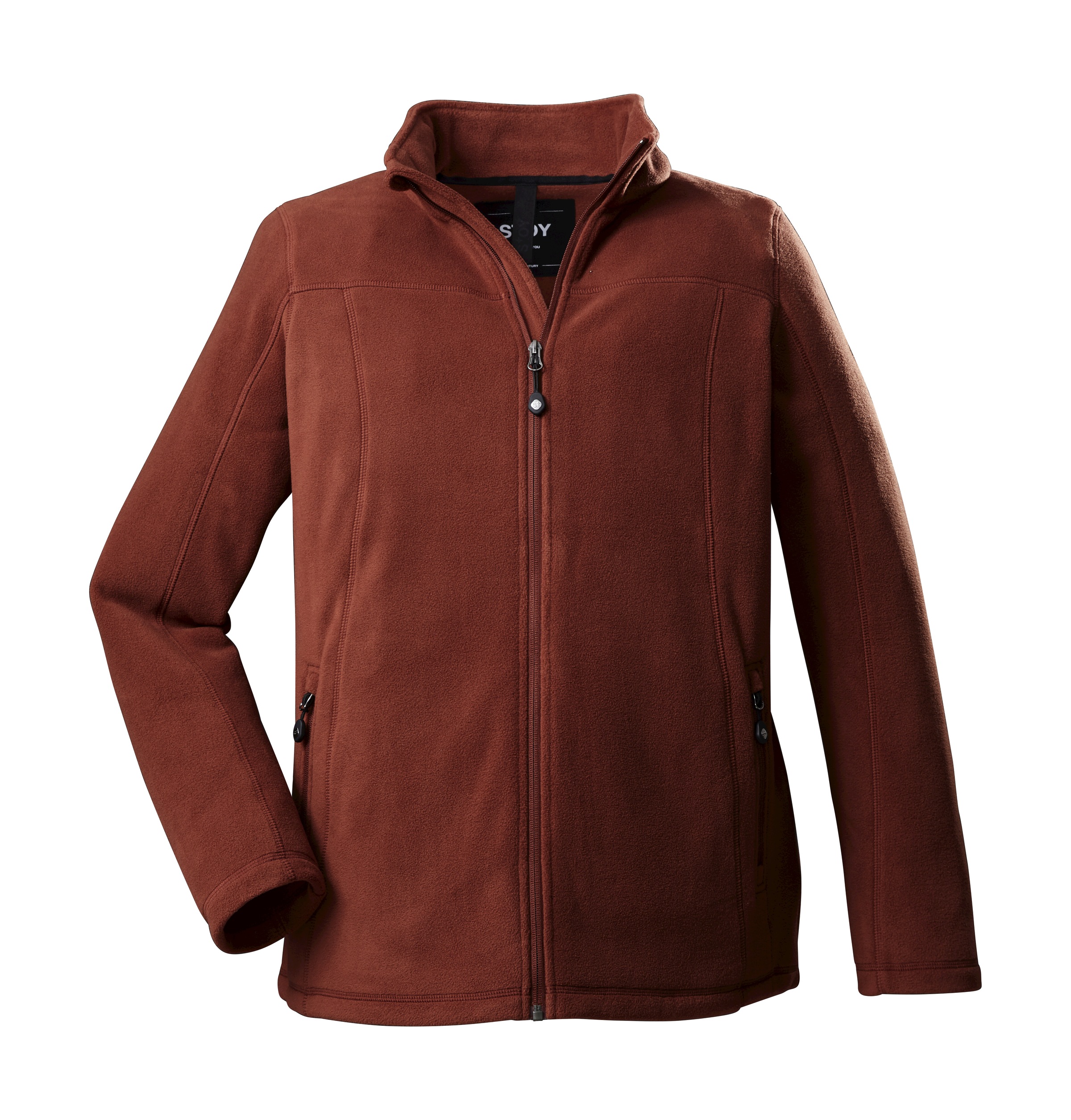 STOY Fleecejacke »STW 9 WMN FLC JCKT«, Leichte Fleecejacke, 2-Wege-Zipper, Kinnschutz, verstellbarer Saum