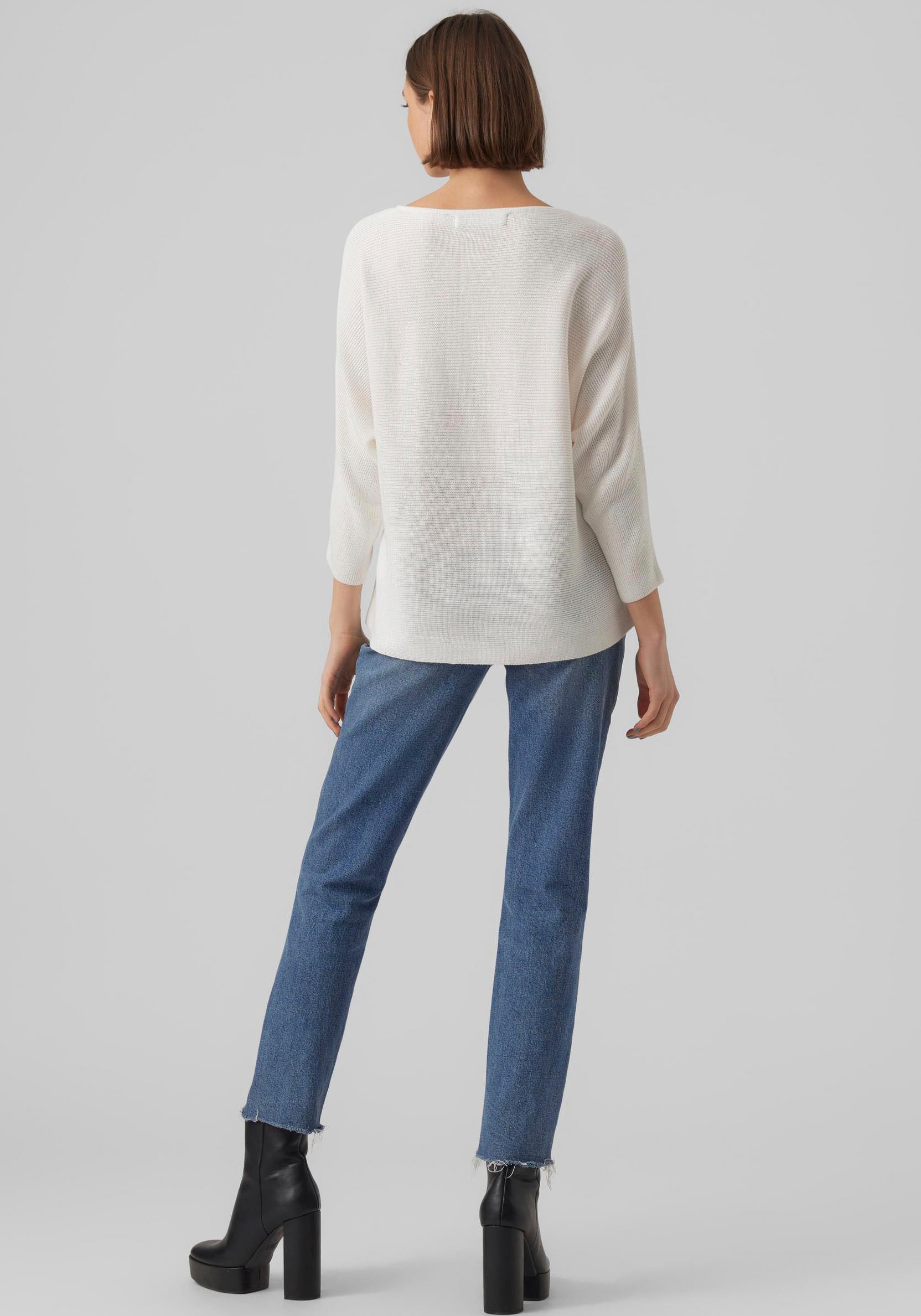 Vero Moda 3/4 Arm-Pullover »VMNORA 3/4 BOATNECK BLOUSE NOOS«