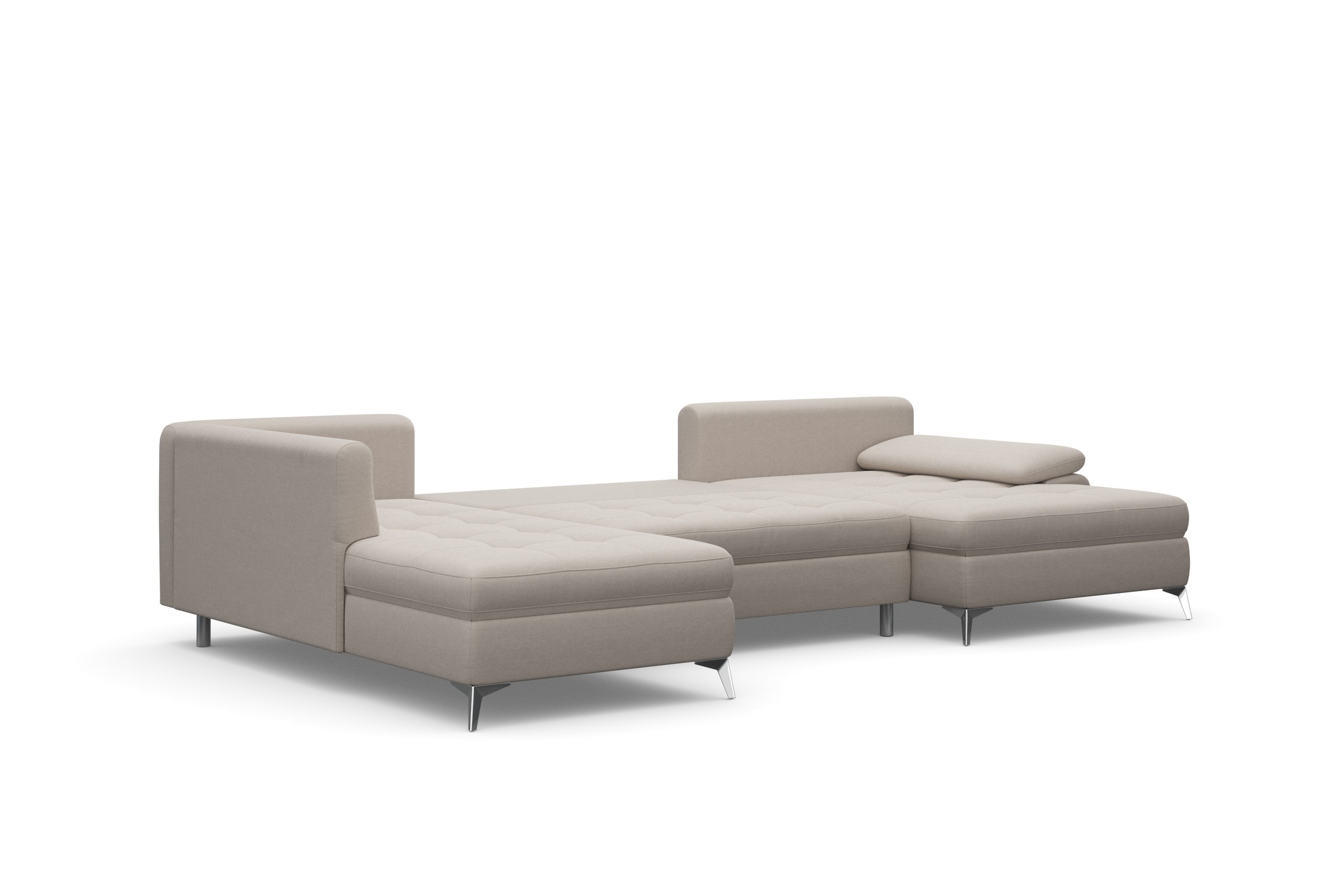 sit&more Wohnlandschaft »Latigo U-Form«, mit Recamiere, wahlweise mit Bettfunktion und Bettkasten