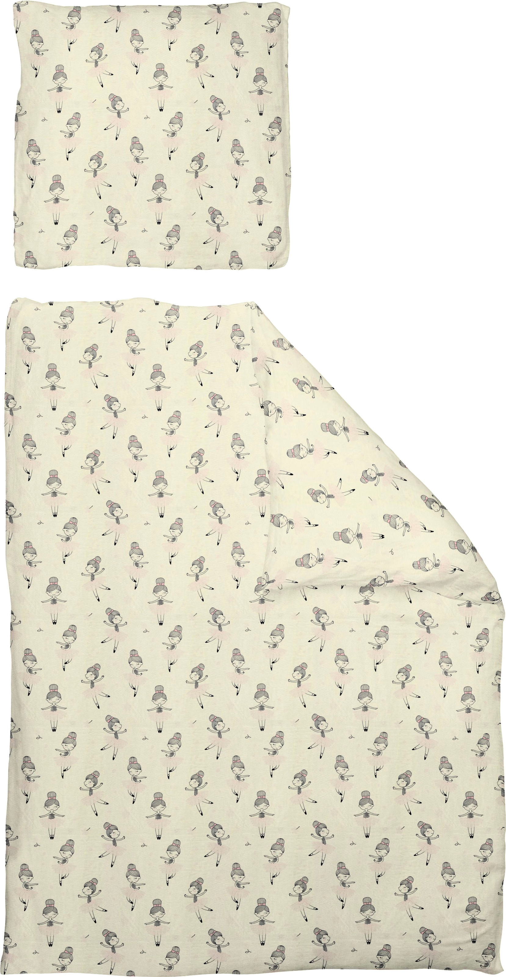 Adam Kinderbettwäsche »Bellerina« 2 Stk. tlg. GOTS zertifiziert - aus Bio-B günstig online kaufen