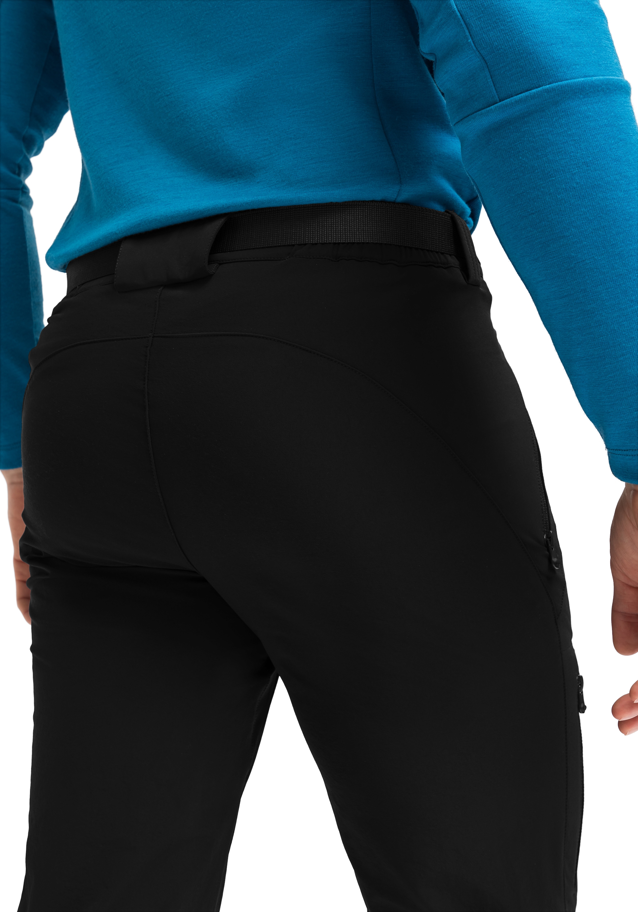 Maier Sports Funktionshose »Naturno«  Herren Outdoorhose, robuste Trekking-Hose, 3 Taschen und Gürtel