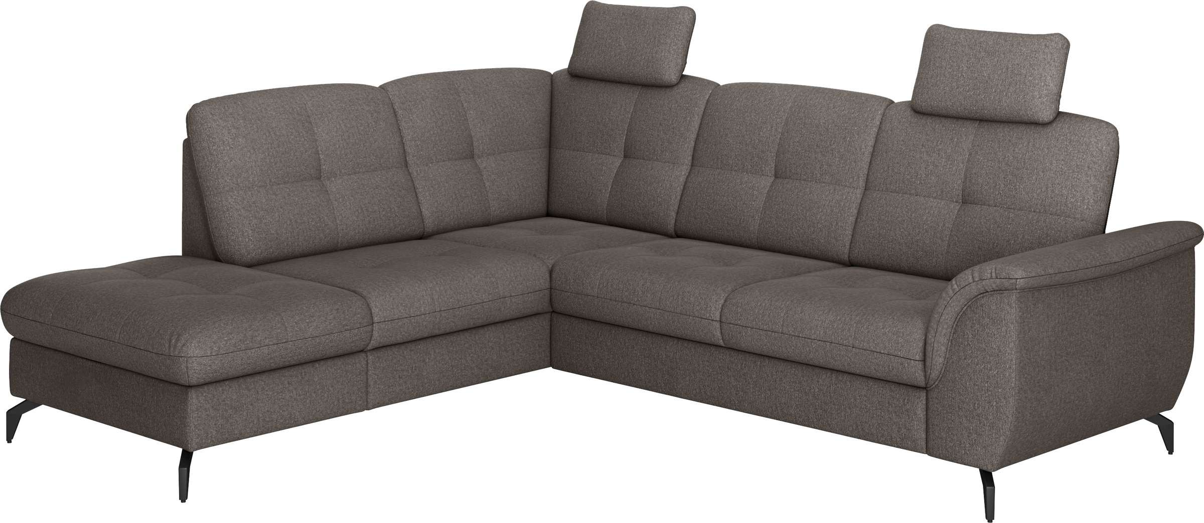 sit&more Ecksofa »Zora L-Form«, wahlweise mit Bettfunktion und Bettkasten