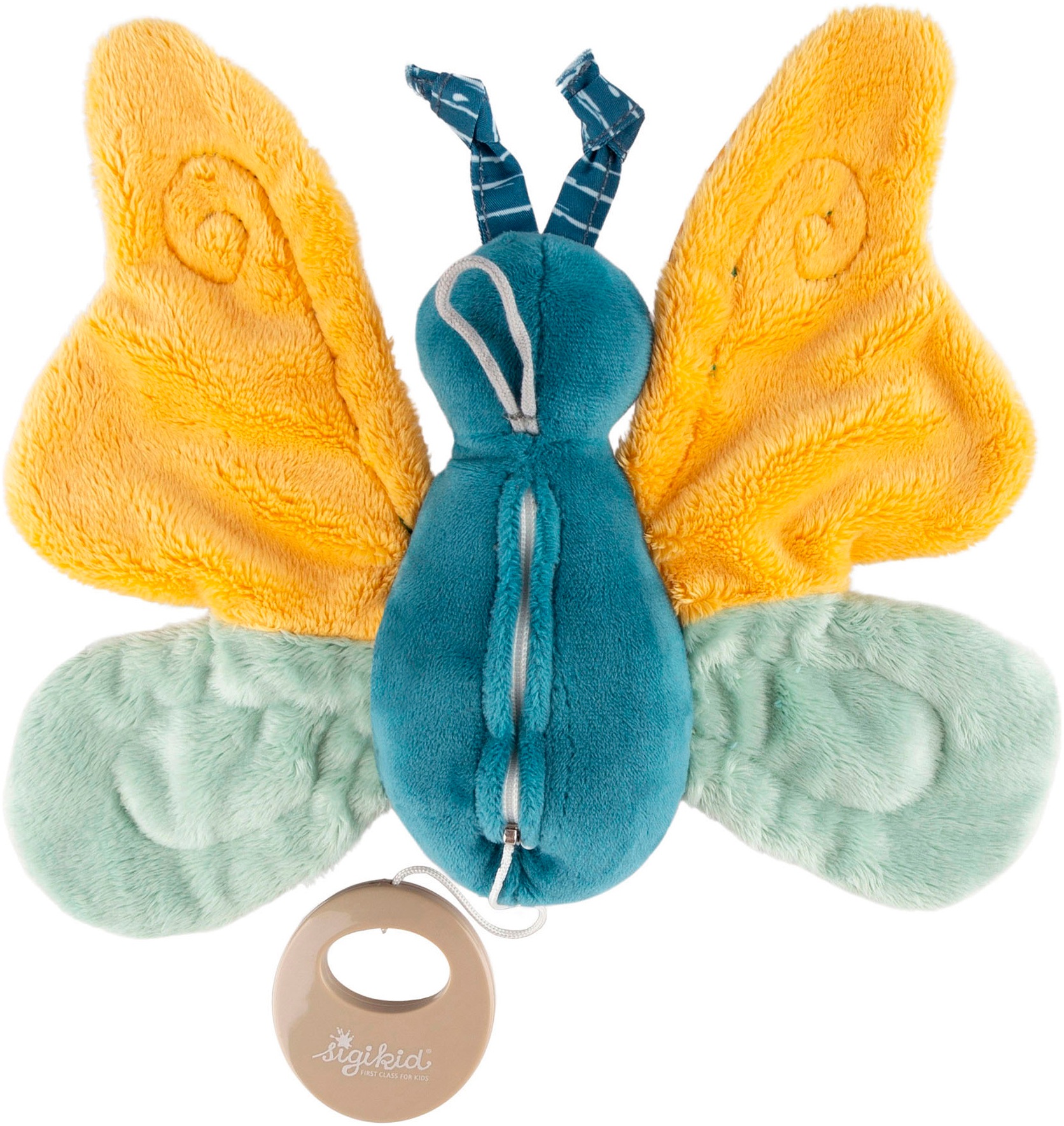 Sigikid Spieluhr »PlayQ, Yellow, Schmetterling, bunt«