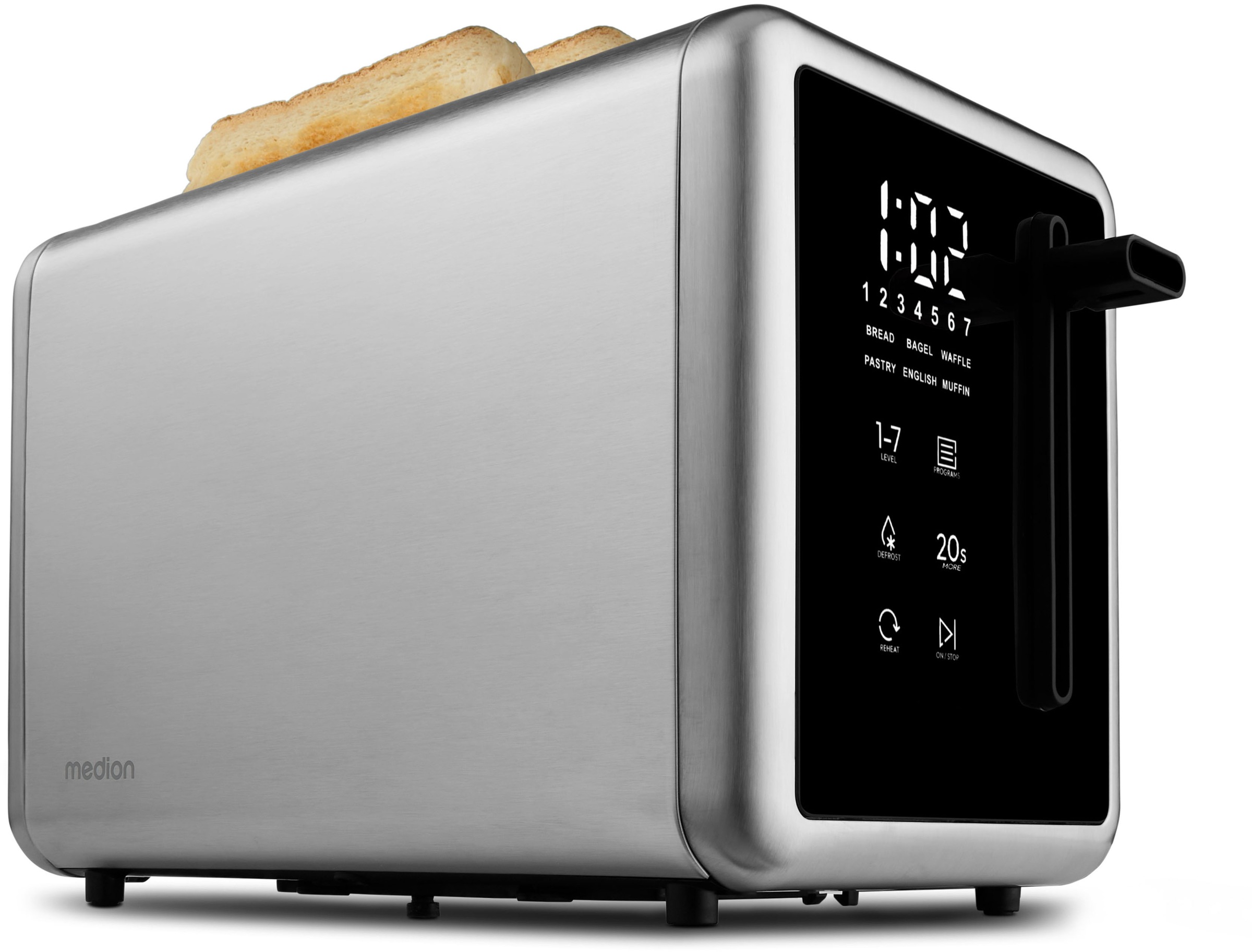 Medion® Toaster »MD12102, 2 Toastschlitze« 2 Schlitze für 2 Scheiben 850 W günstig online kaufen
