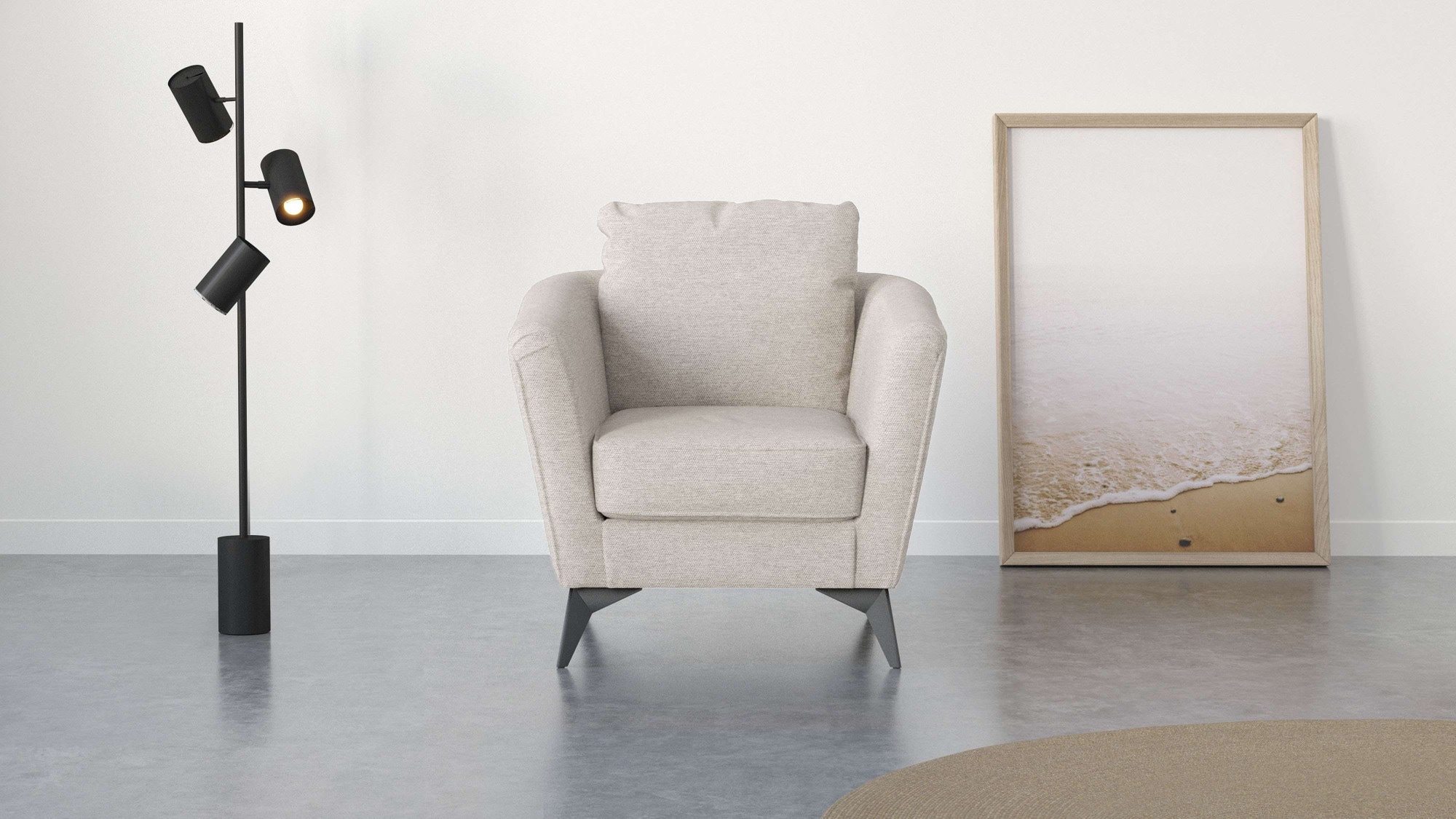 Places of Style Cocktailsessel »MATTHEW Sessel, Maße B/T/H: 83/85/88 cm«, m günstig online kaufen