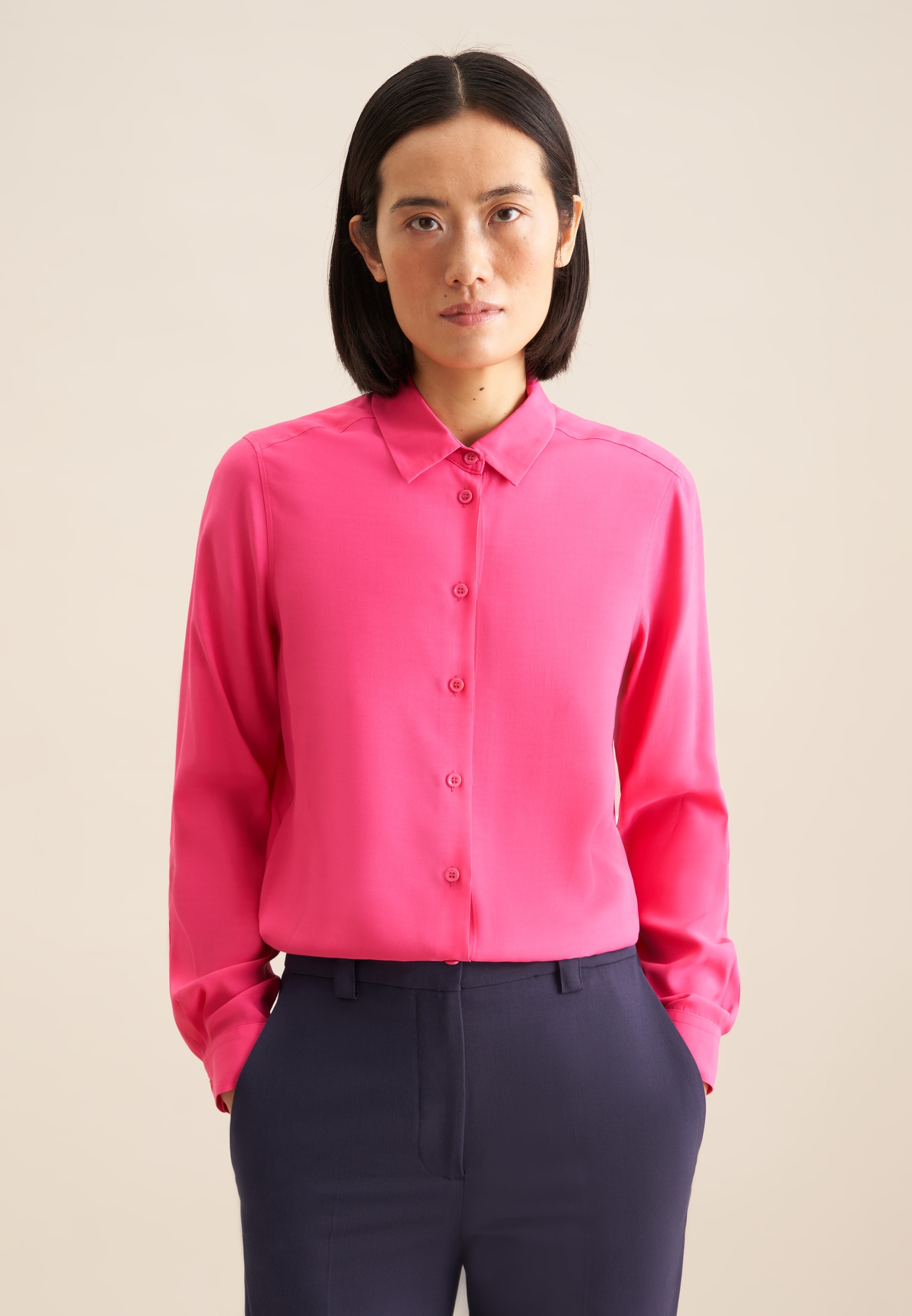 seidensticker Hemdbluse 1/1 Kragen Uni