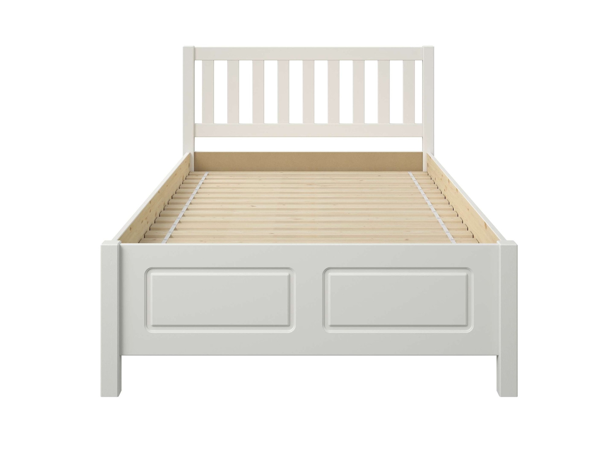 OTTO home Stauraumbett »Synnra, maximaler Stauraum, 4 Schubladen, Made in EU, Landhausstil« FSC® zertifiziert, Kassettenfront, Stauraumlösung und Komfort