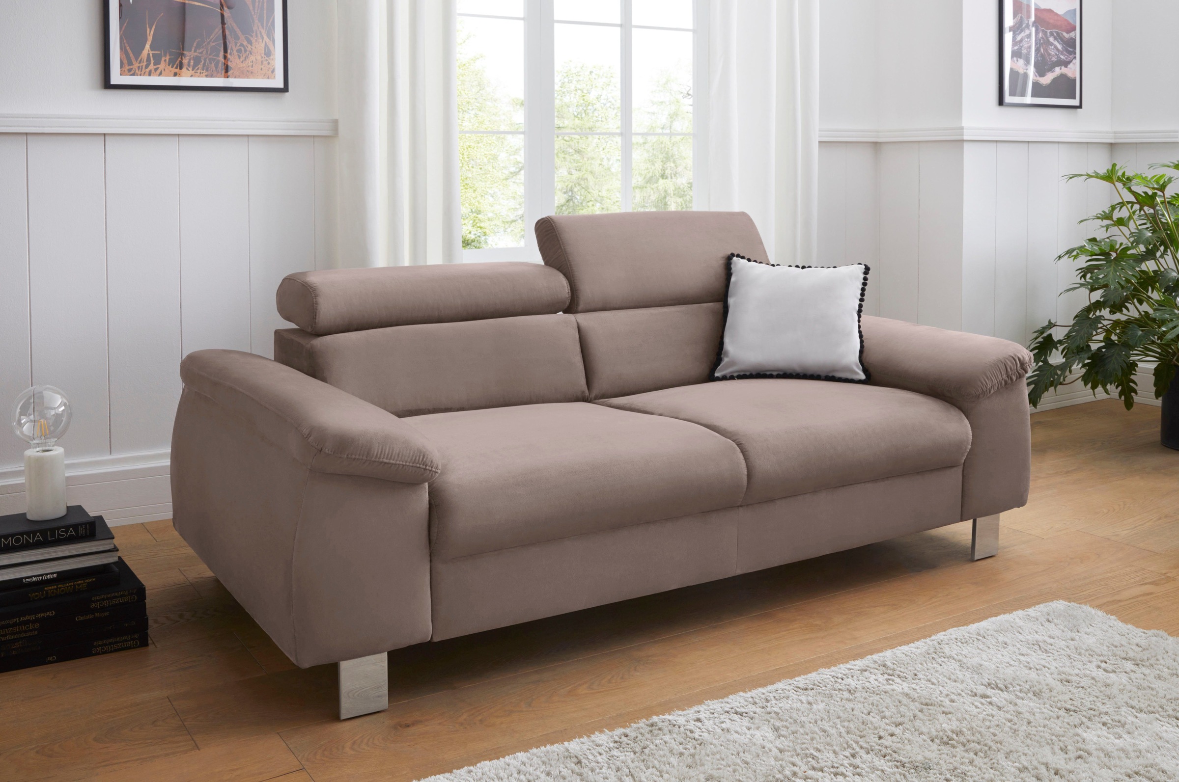 COTTA Polstergarnitur »Komaris, B: 193 bzw. 100 cm« Set, Set: 3er-Sofa & Ho günstig online kaufen