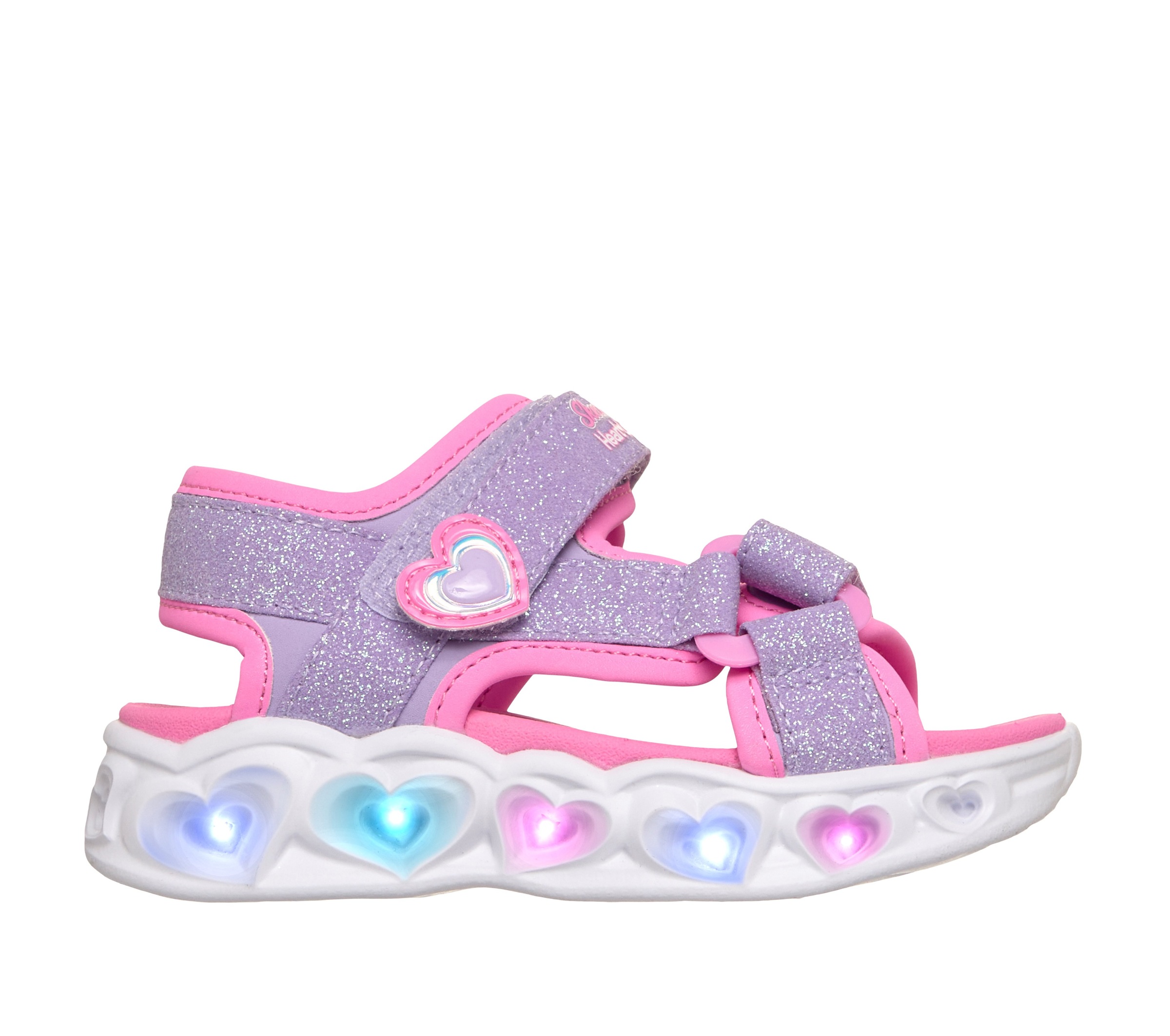 Skechers Sandale »HEART LIGHTS SANDALS«  Sommerschuh mit Klettverschluss, Größenschablone zum Download