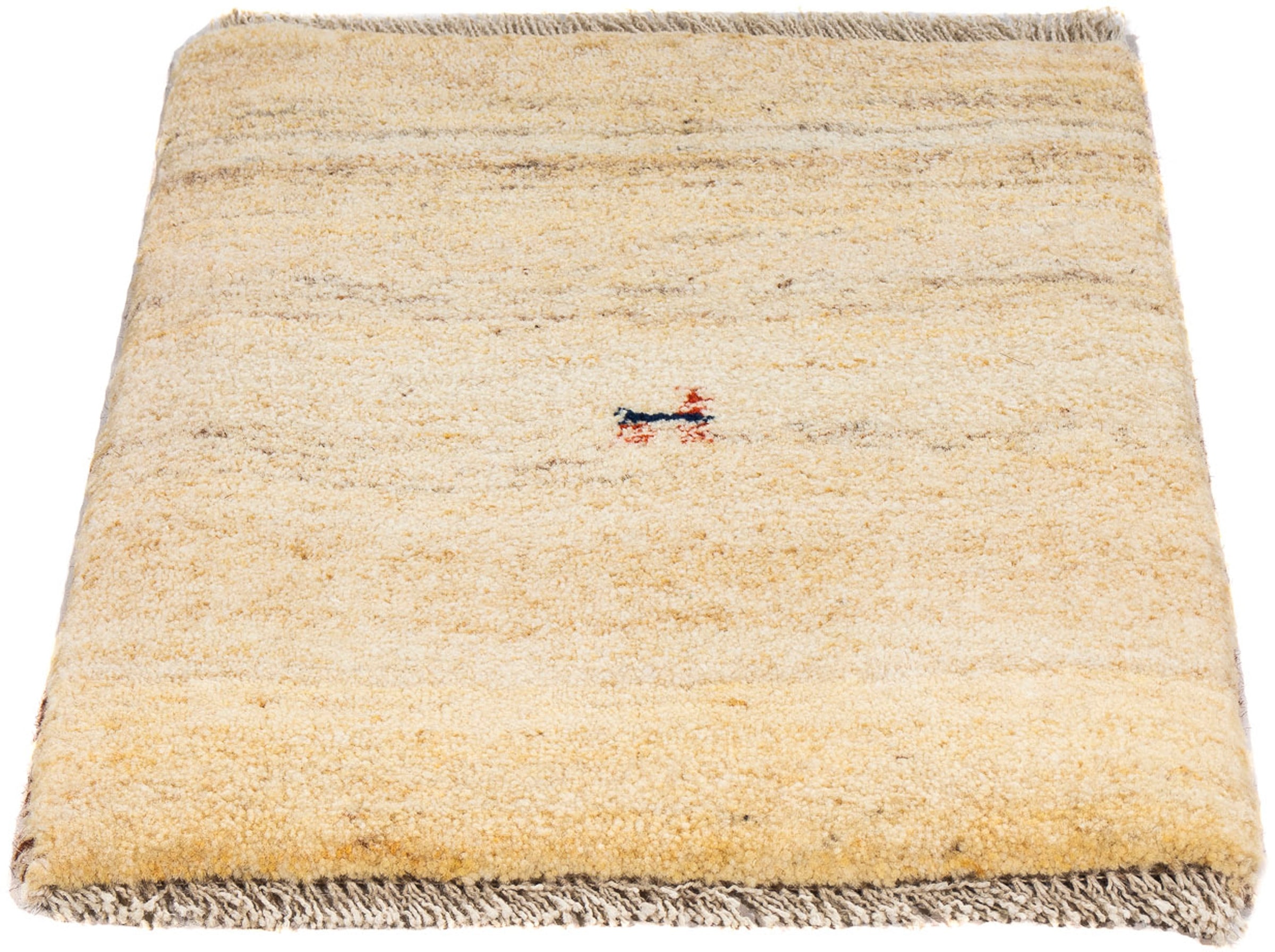 morgenland Wollteppich »Gabbeh - Loribaft Perser - 60 x 40 cm - beige«, rec günstig online kaufen