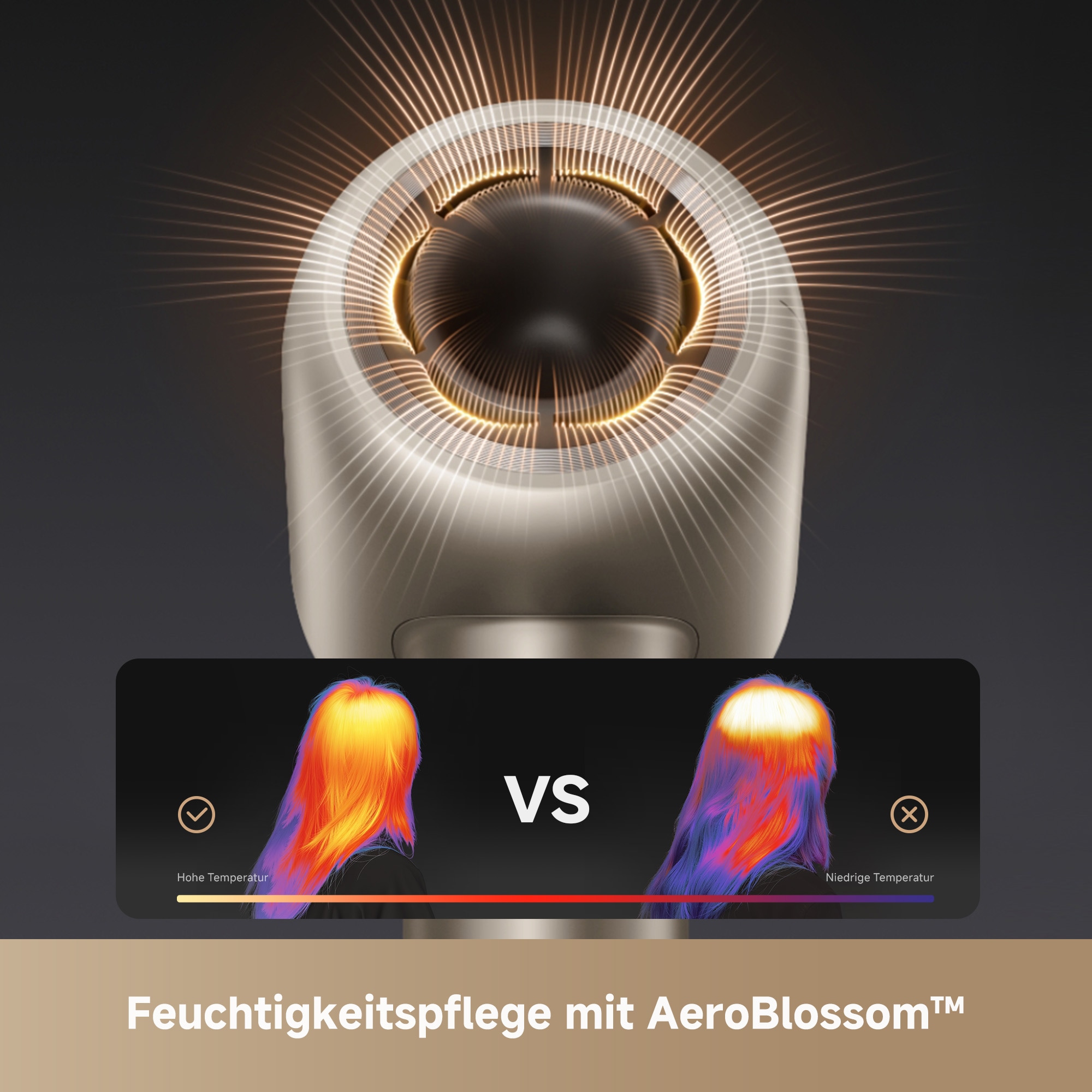 Mova Haartrockner »Shine 10« 1.800 W 1 Aufsätze