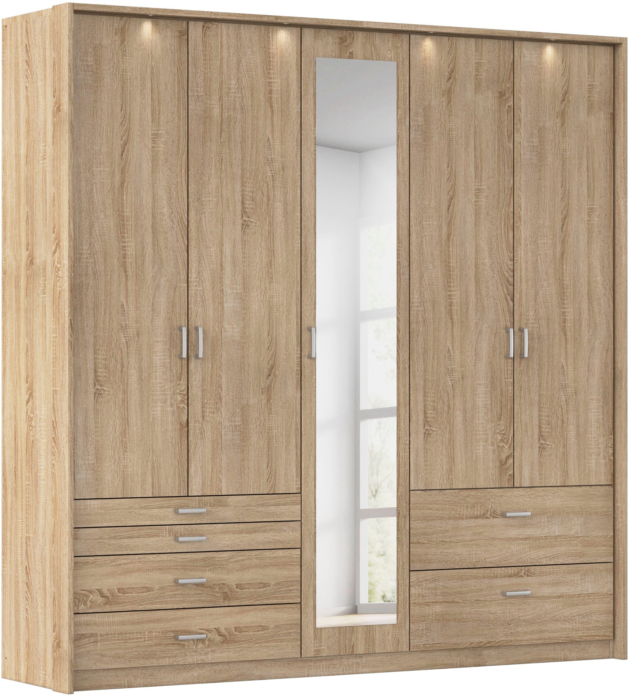 rauch Drehtürenschrank »Kleiderschrank Schrank Garderobe Wäscheschrank WILD günstig online kaufen