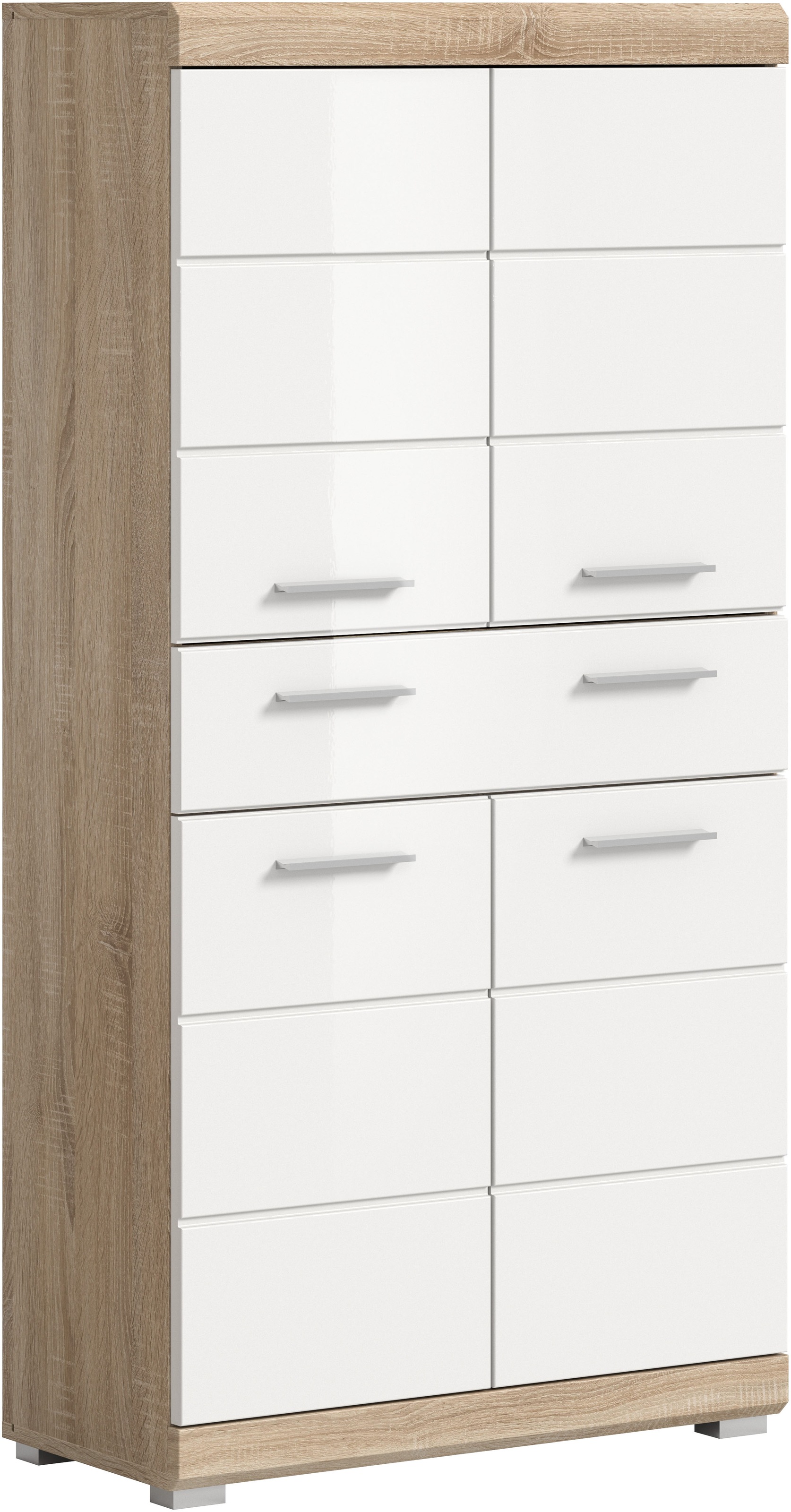 INOSIGN Midischrank »Siena, Breite 74cm, 4 Türen, 1 Schubkasten, 4 Fächer, günstig online kaufen