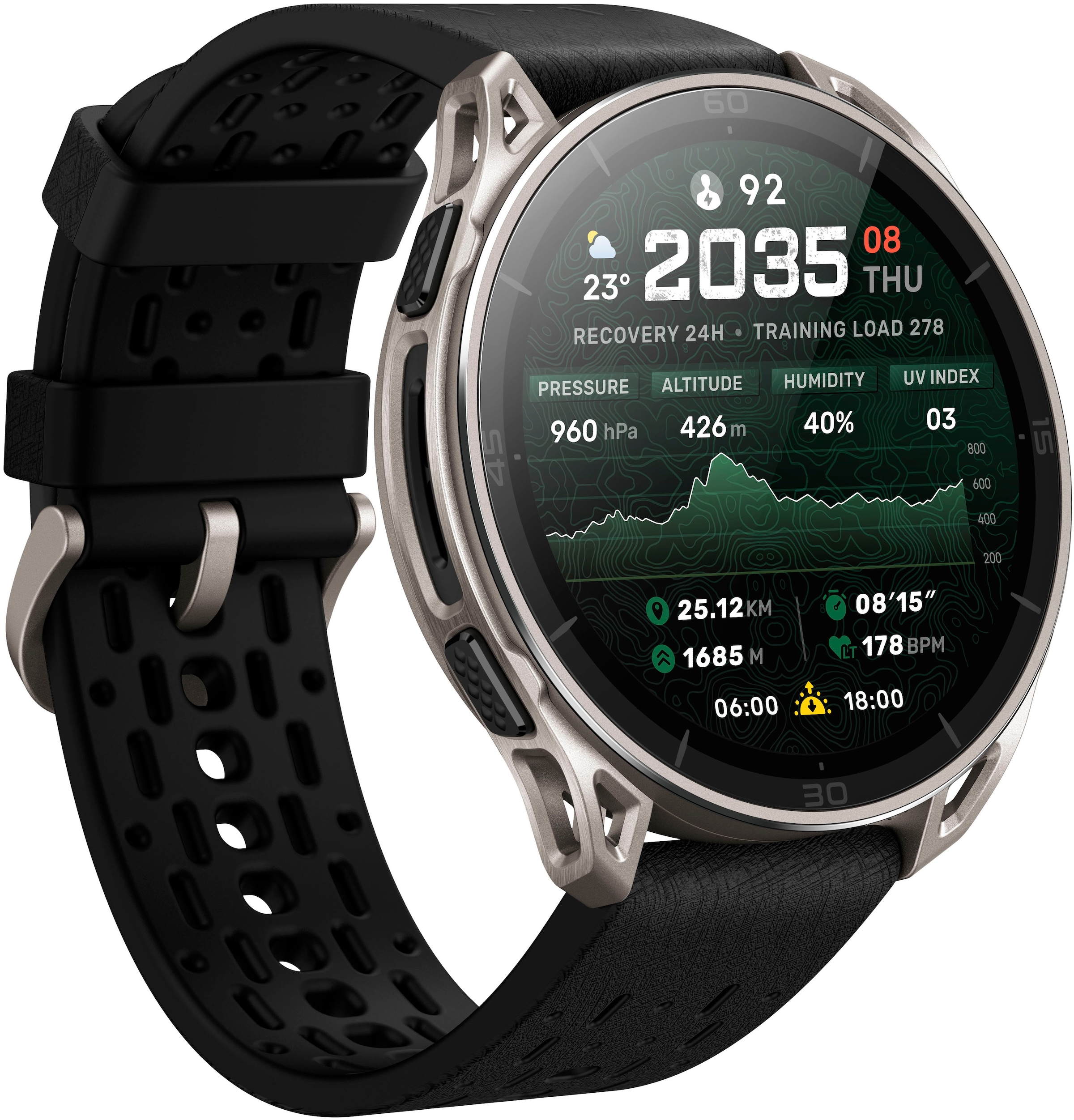 Amazfit Smartwatch »Cheetah 2 Ultra« Amazfit OS