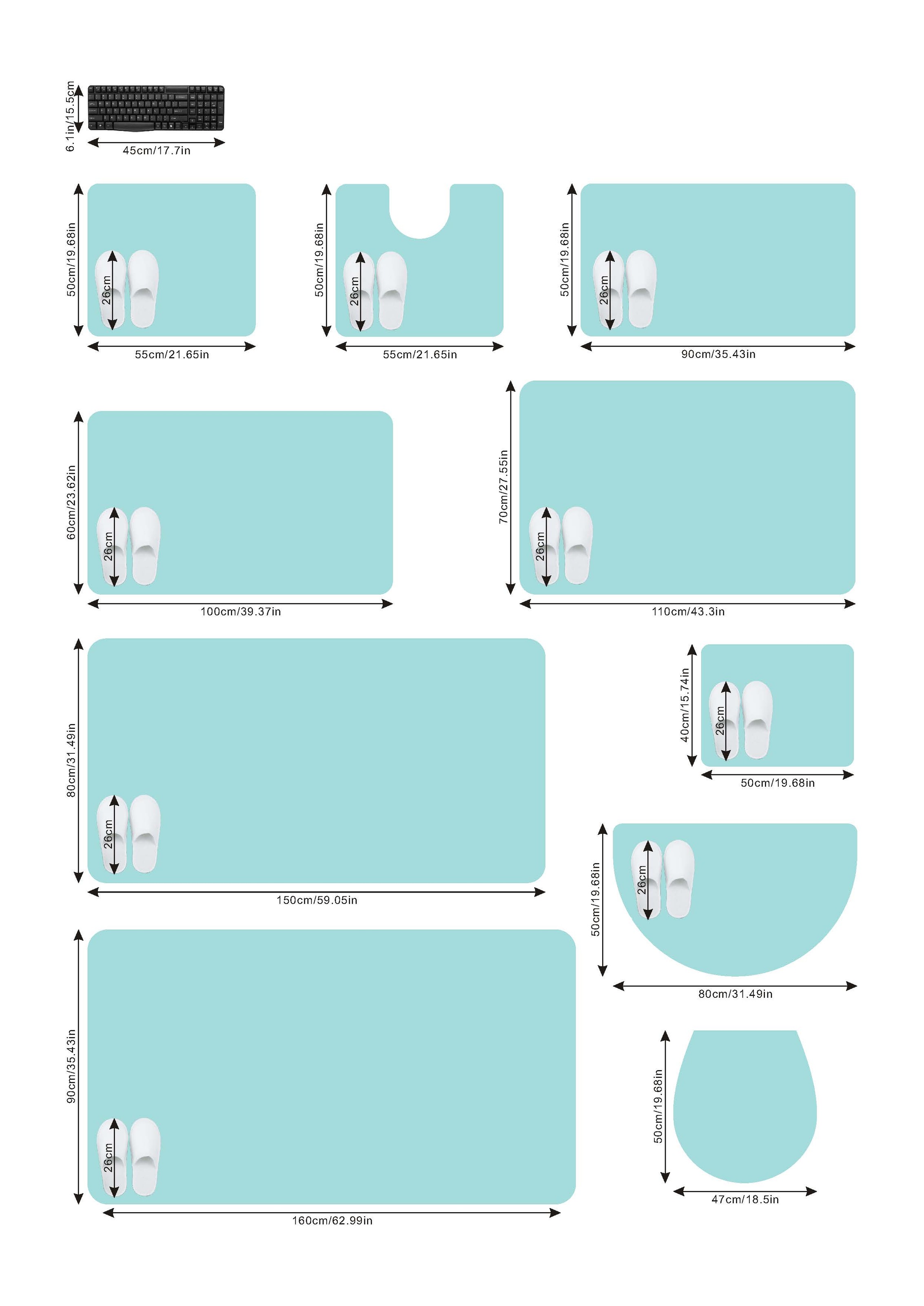 my home Badematte »Merida Kurzflor, Badteppich, Badvorleger, Badezimmer Teppich«, rutschhemmend beschichtet, fußbodenheizungsgeeignet-schnell trocknend-strapazierfähig, Badematten, Uni Farben, als halbrund und rechteckig erhältlich