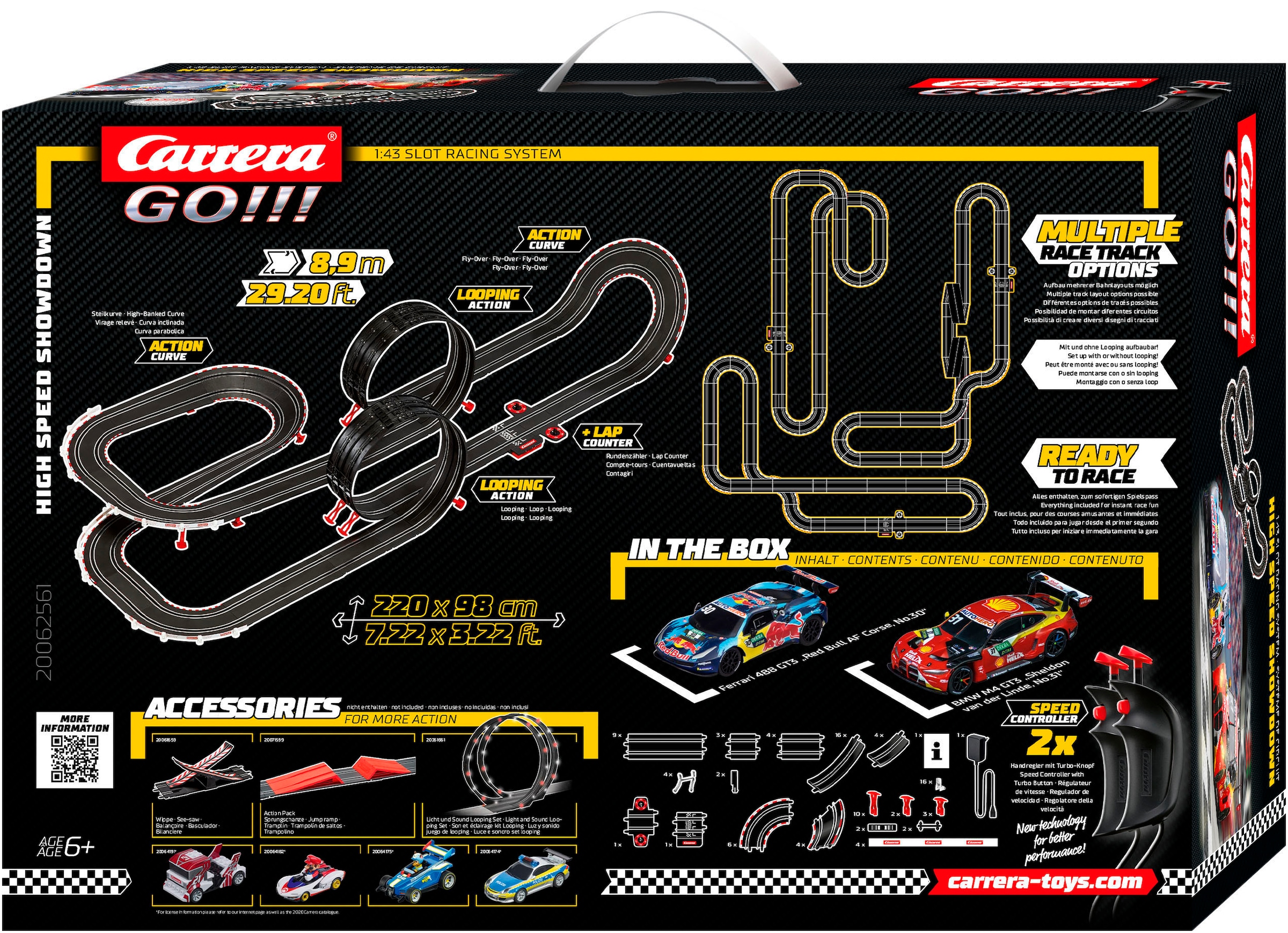 Carrera® Autorennbahn »Carrera GO!!! - DTM High Speed Showdown«