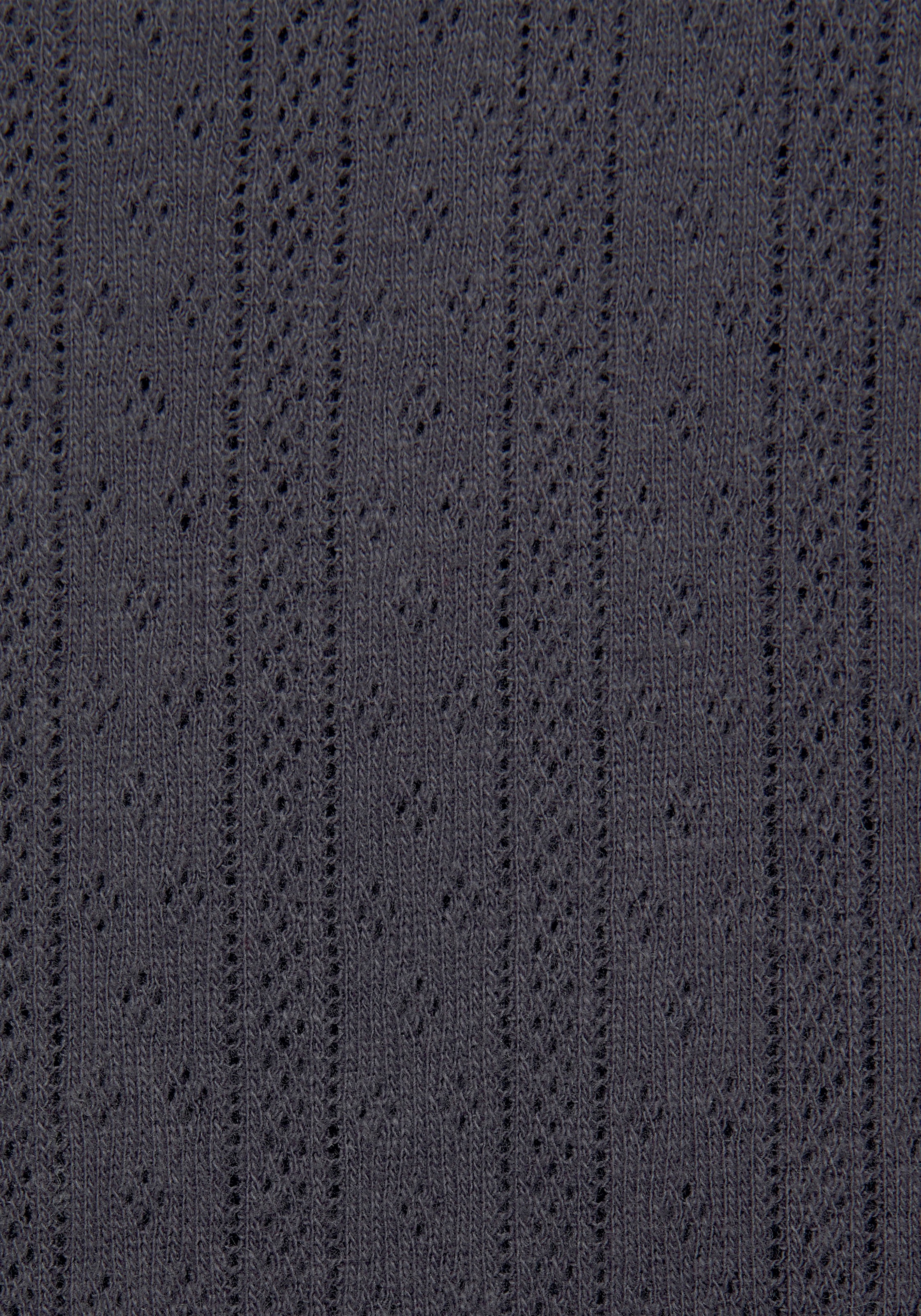 s.Oliver Pyjamaoberteil, aus Ajour-Strick