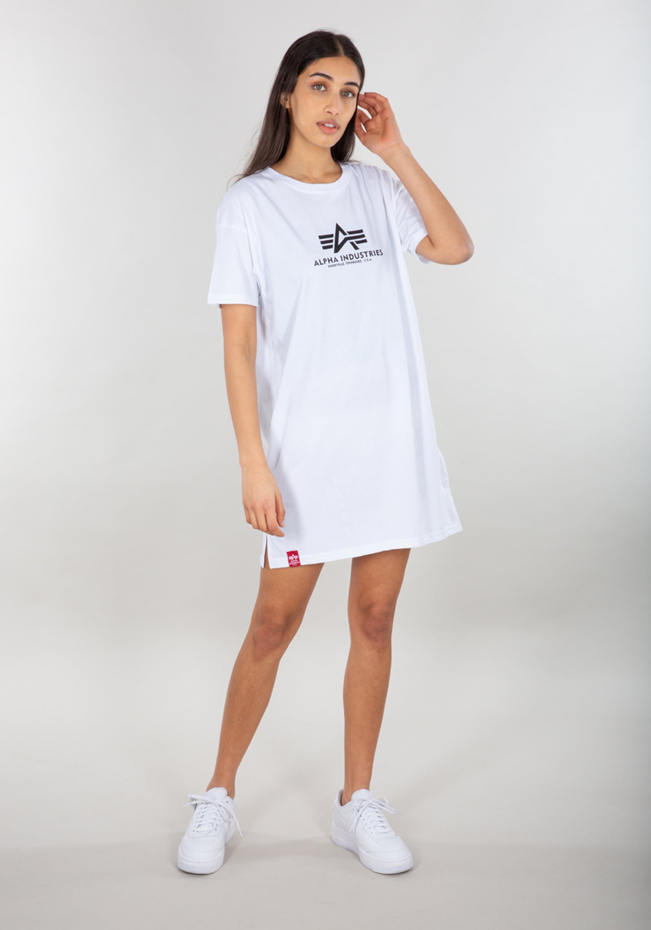 Alpha Industries Shirtkleid »Alpha Industries Women - T-Shirts Basic T Long Women«
