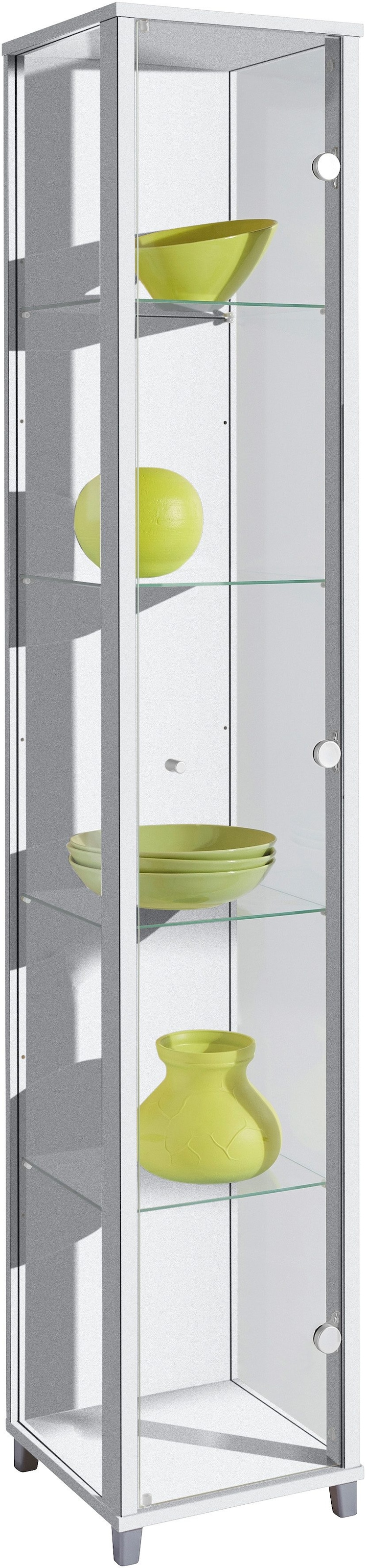 fif möbel Vitrine »OPTIMA«, Standvitrine/Glasvitrine 1x Glastür,perfekt für Sammler,Sammlervitrine