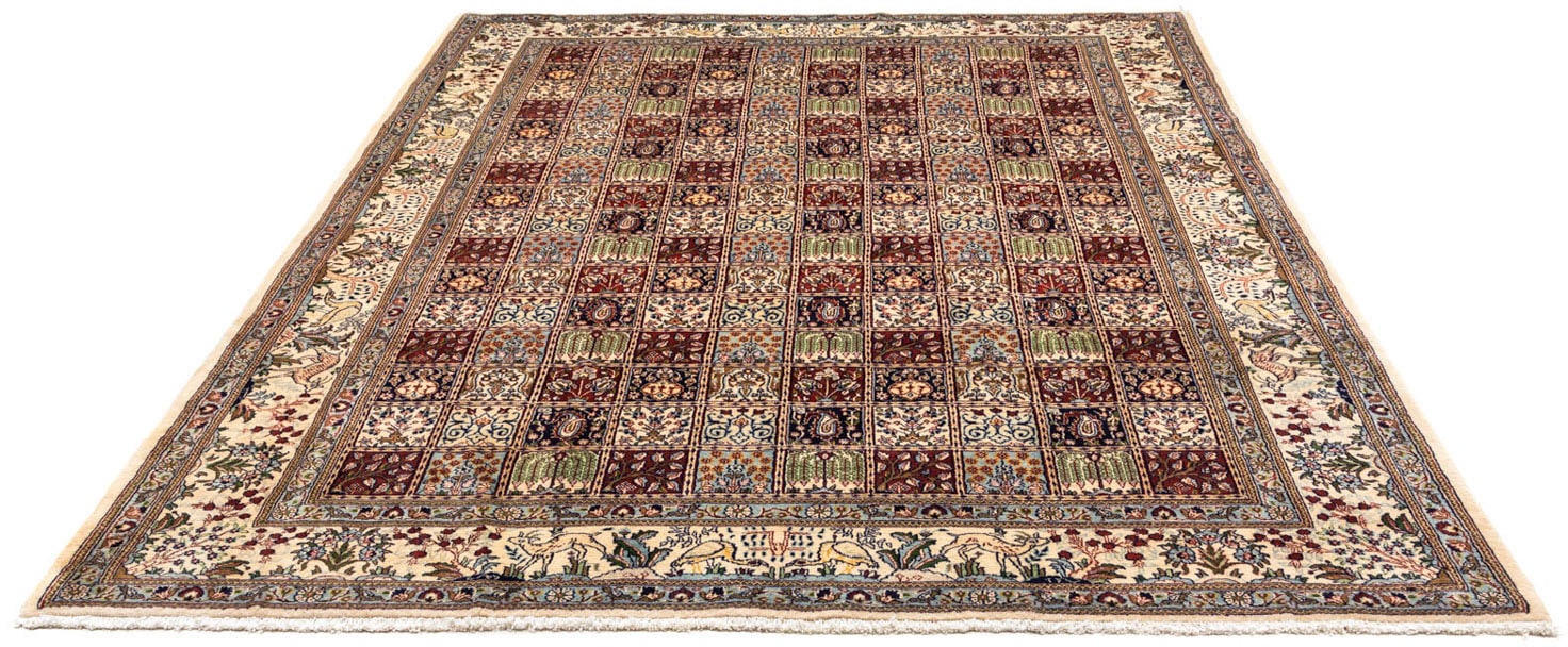 morgenland Wollteppich »Moud Stark Gemustert Beige 240 x 170 cm«, rechtecki günstig online kaufen