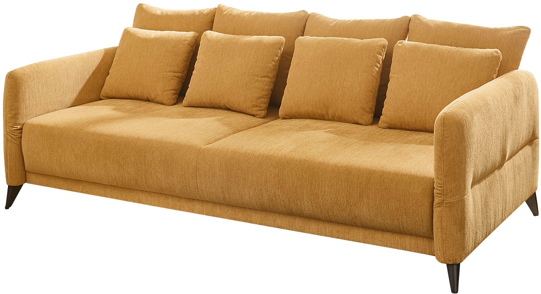 Jockenhöfer Gruppe Big-Sofa »Schenna«, verstellb.Armlehnen, Federkernpolsterung,8 Kissen,frei im Raum stellbar auf Raten bestellen