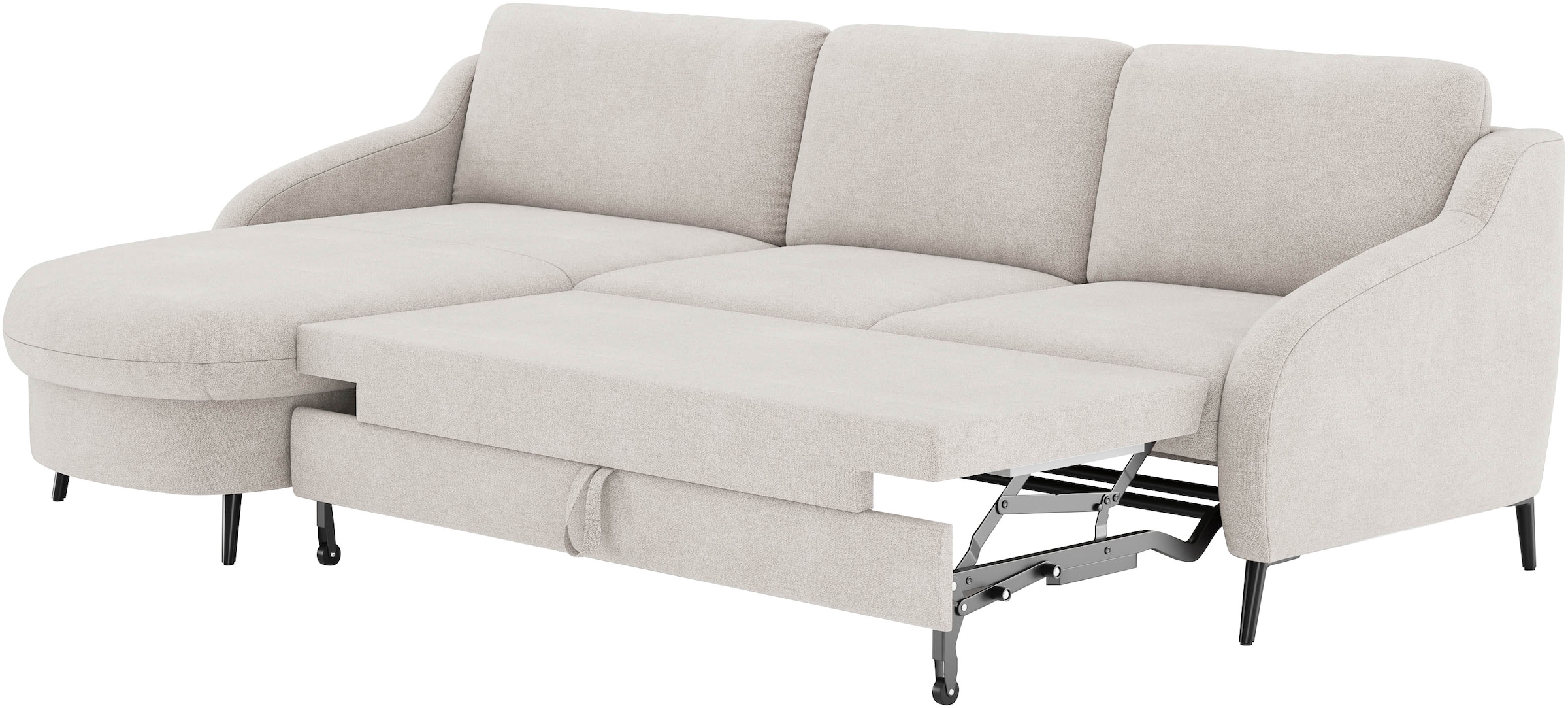 sit&more Ecksofa »Soul L-Form«, wahlweise mit Bettfunktion