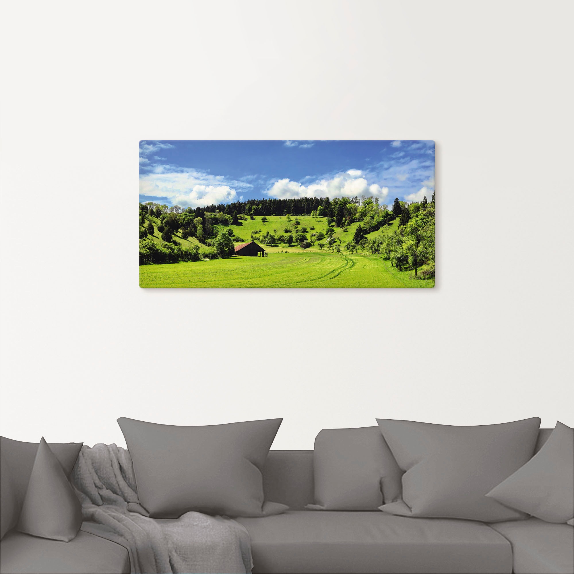 Artland Wandbild »Traumhafte Landschaft im Schwarzwald«, Wiesen & Baumbilde günstig online kaufen