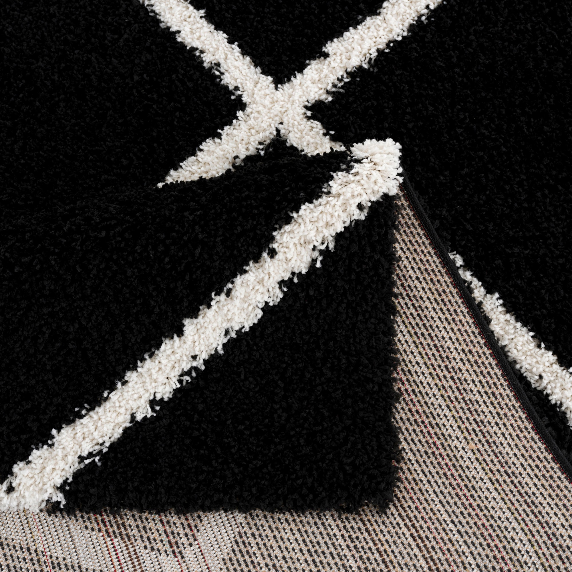 Sanat Hochflor-Teppich »Madrid«, rechteckig, 30 mm Höhe, Wohnzimmer, Langflor, Shaggy Teppich