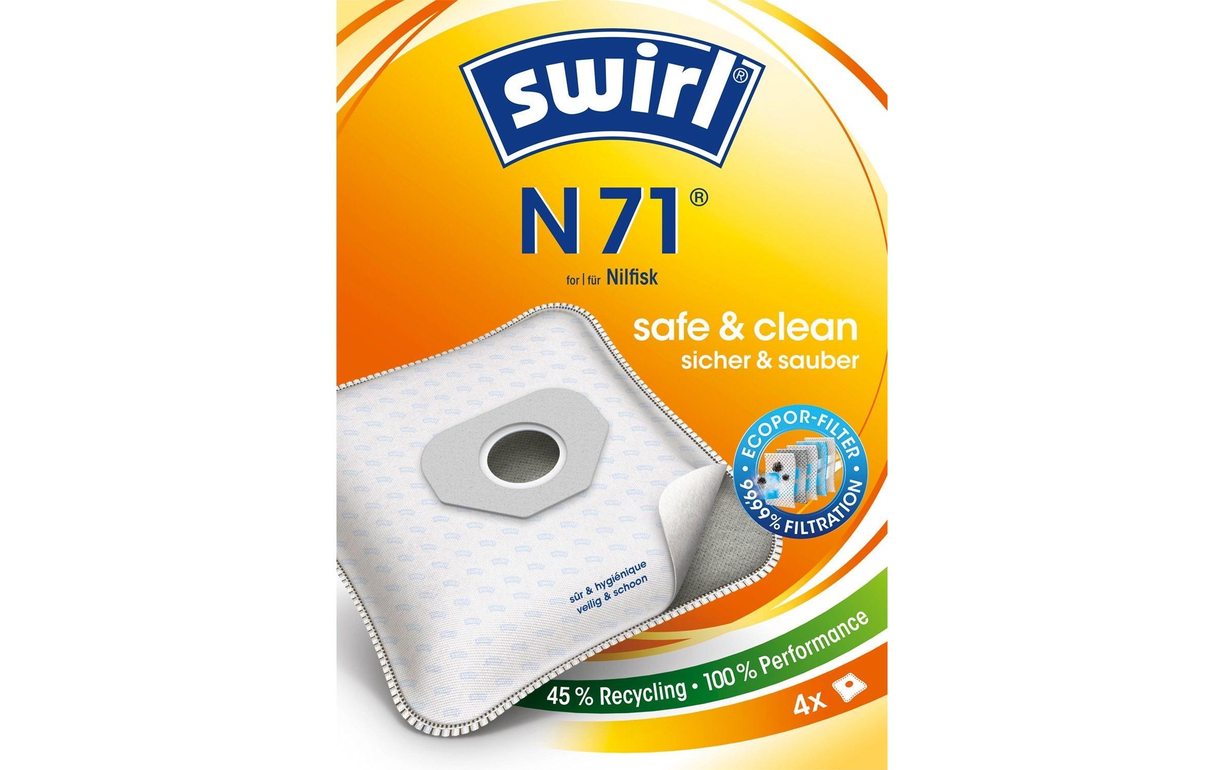 Swirl Staubsaugerbeutel »N 73 4 Stück«