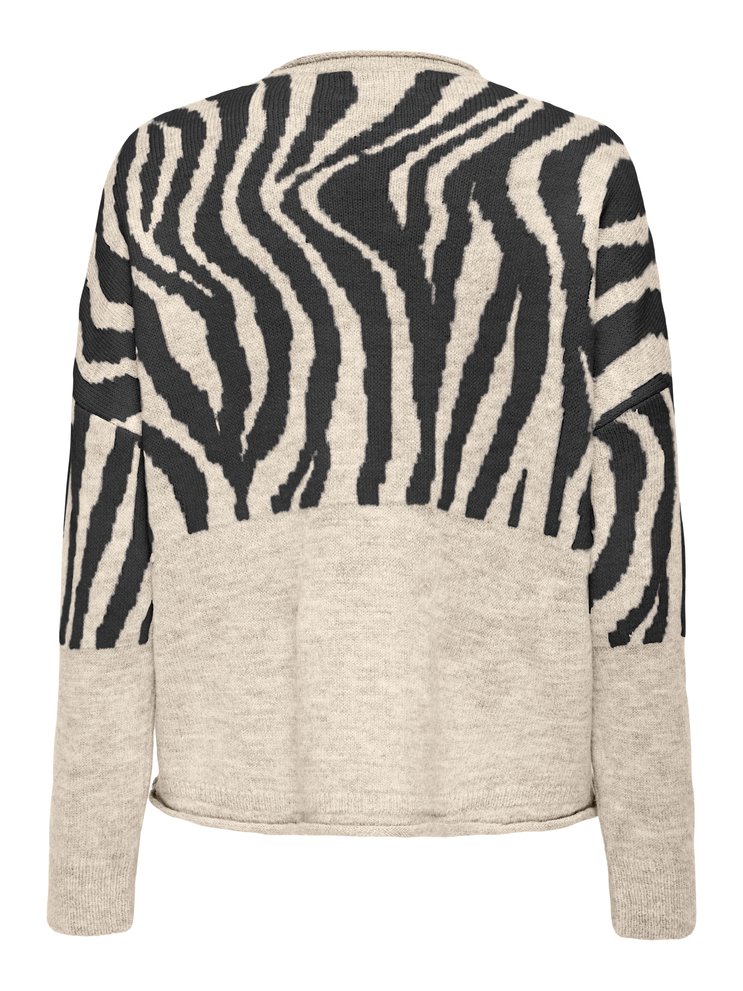 ONLY Rundhalspullover »ONLJADE ZEBRA LS O-NECK CC KNT«