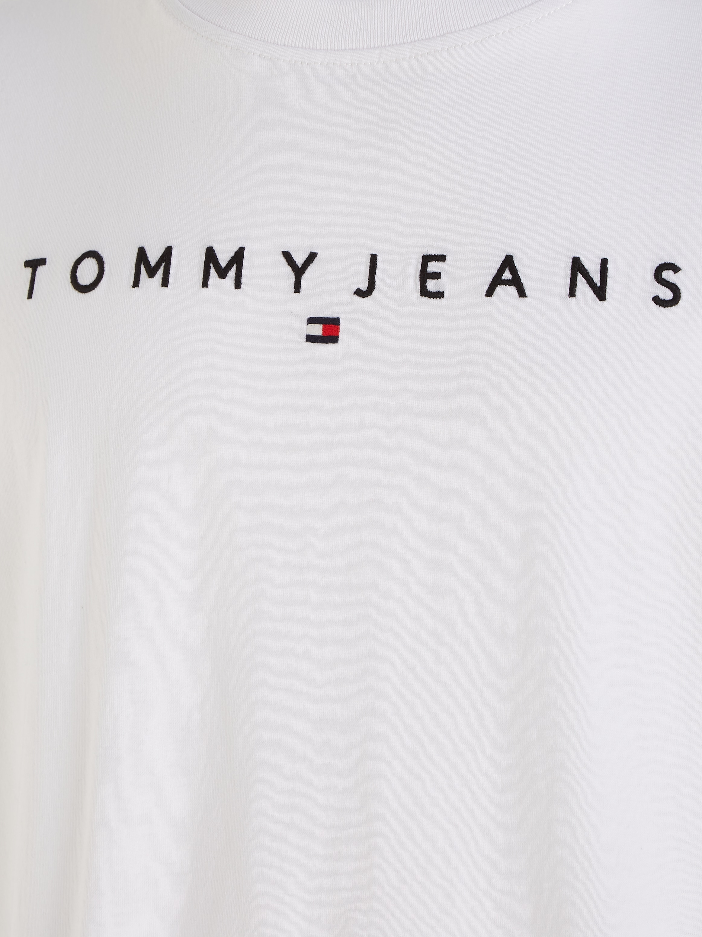 bestellen T-Shirt EXT«, mit Tommy TEE LOGO »TJM Tommy Plus LINEAR Jeans Logo-Schriftzug REG Jeans