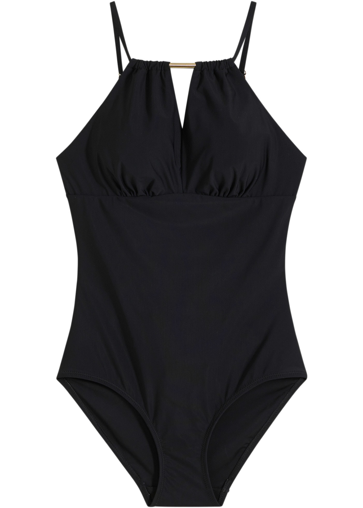 bonprix Badeanzug bequeme Passform, Medium Shape für formende Silhouette