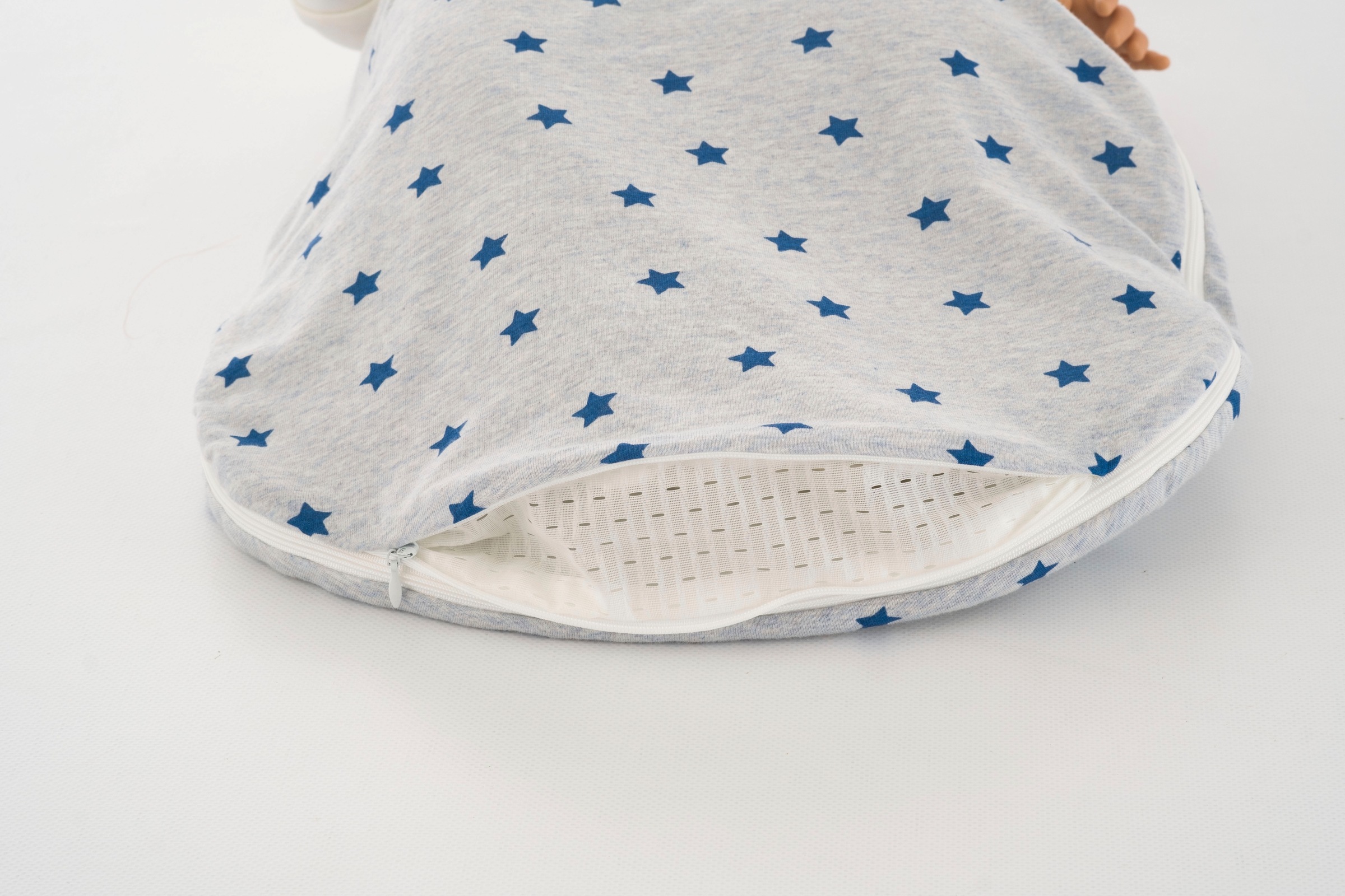 Träumeland Babyschlafsack »3tlg. Set LIEBMICH, Design Sternentraum blau«, (3 tlg.)