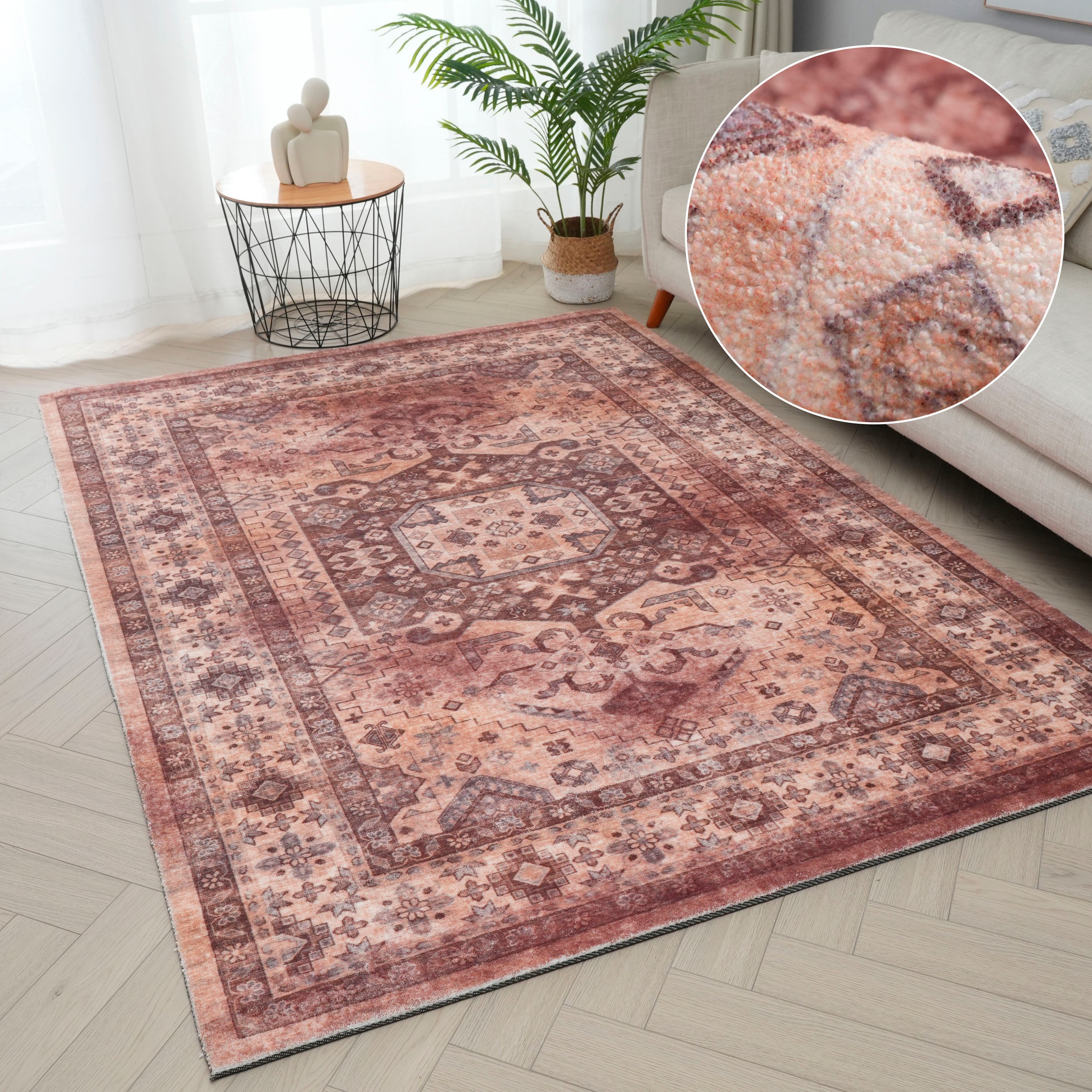 my home Teppich Abbas, Druckteppich, orientalisches günstig online kaufen