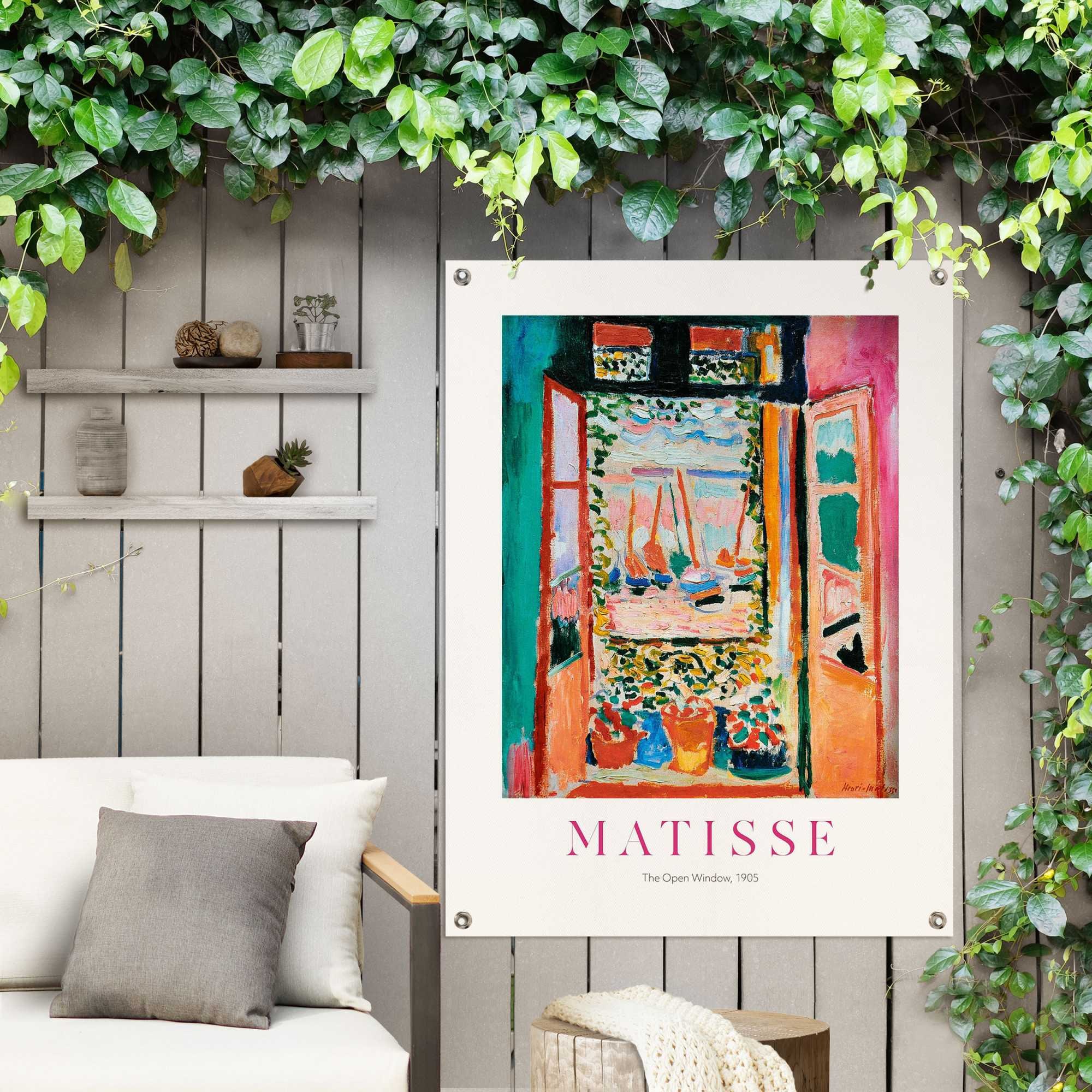 Reinders! Poster »Henri Matisse Window«, Outdoor für Garten oder Balkon