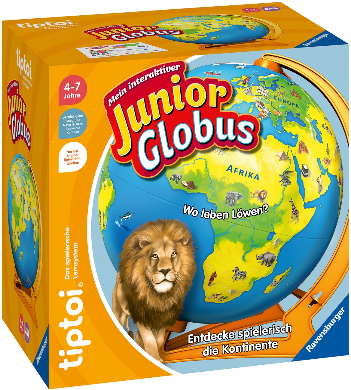 Ravensburger Globus »tiptoi® Mein interaktiver Junior Globus«, Made in Europe, FSC® - schützt Wald - weltweit