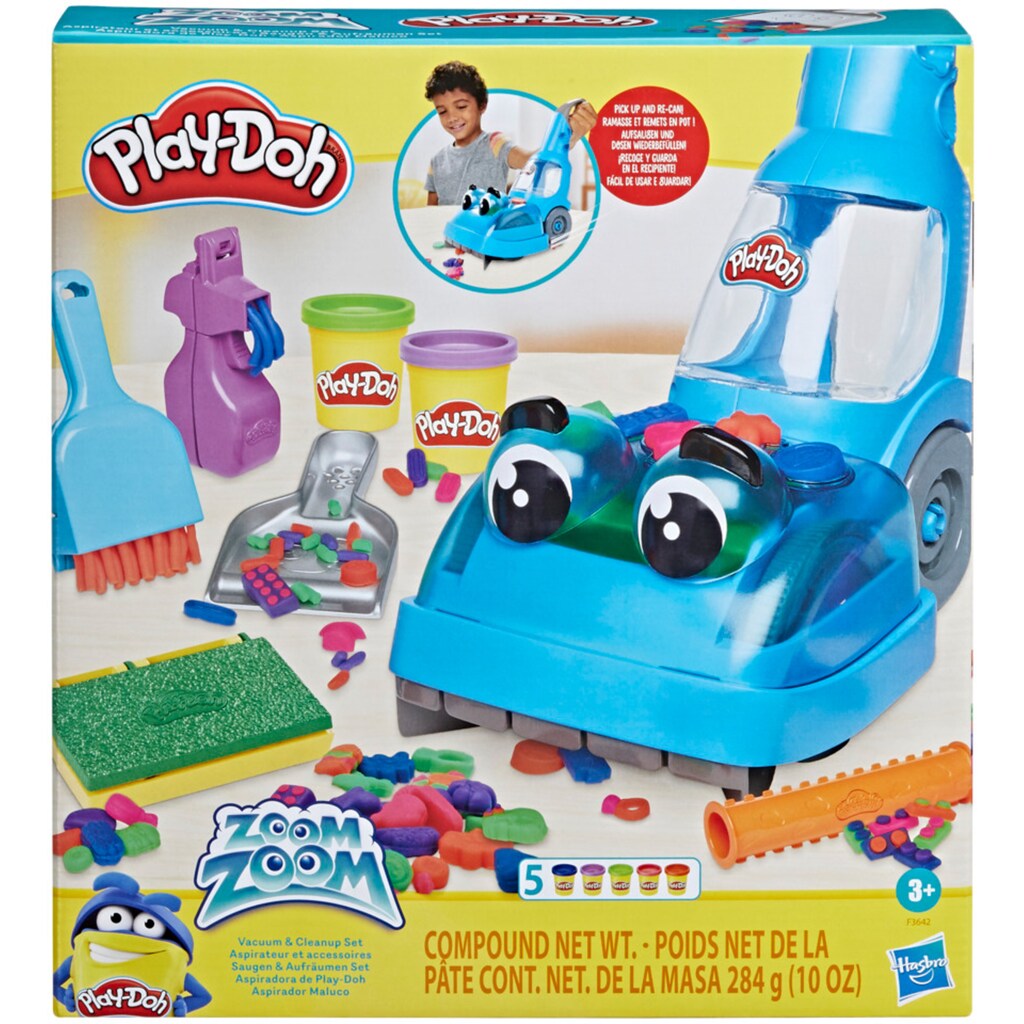 Hasbro Knete »Play-Doh Zoom Zoom Saugen und Aufräumen Set«