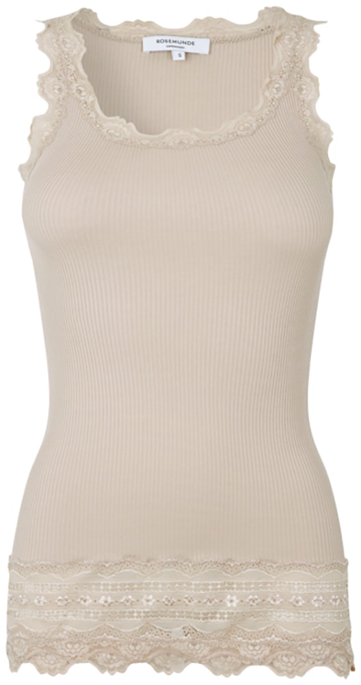 Tanktop »Benita Silk Top Camisole«, mit Vintage-Spitze am Ausschnitt, breite...