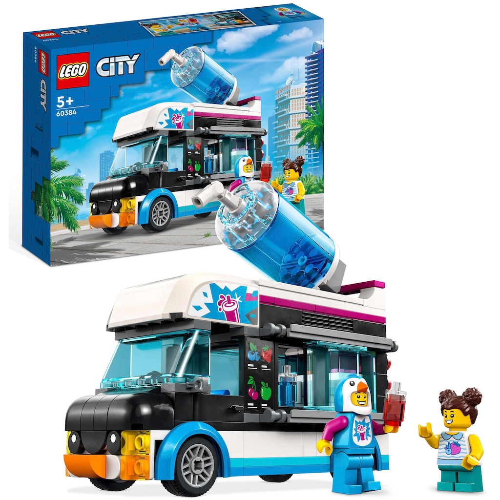 LEGO® Konstruktionsspielsteine »Slush-Eiswagen (60384), LEGO® City«, (194 St.), Made in Europe