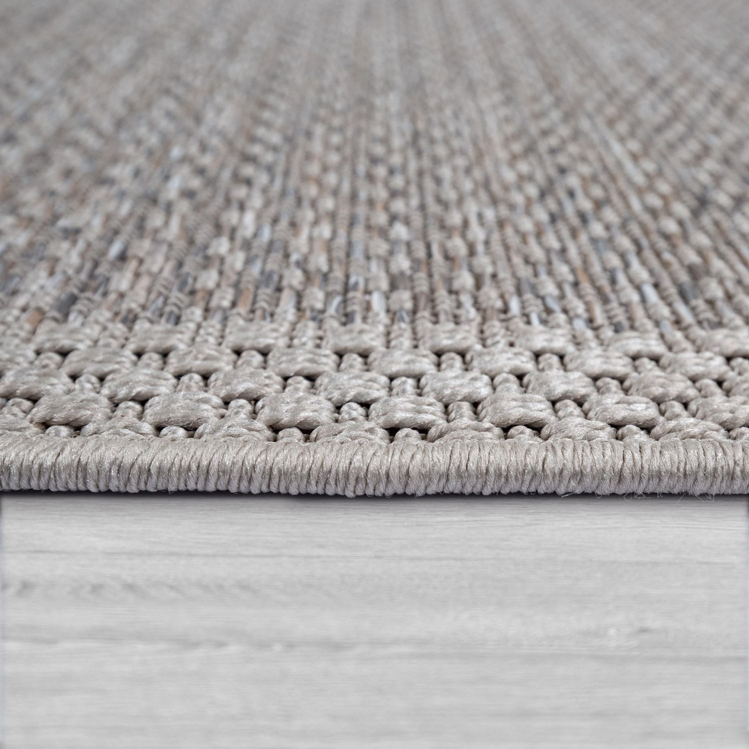Paco Home Teppich »Vancouver 161«, rund, Flachgewebe, melierte Optik, mit  Bordüre, In- und Outdoor geeignet bequem und schnell bestellen | Kurzflor-Teppiche