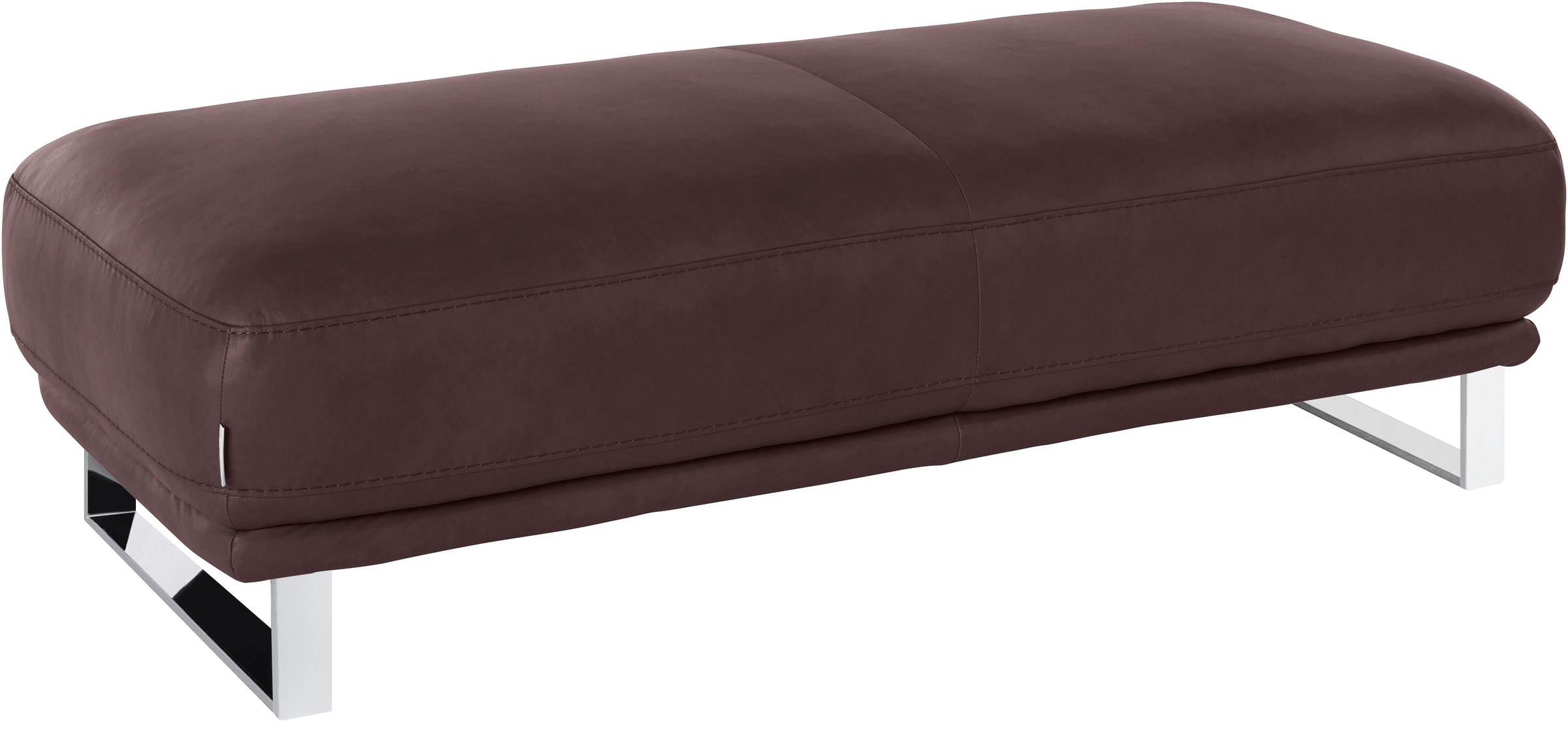 W.SCHILLIG Hocker »montanaa«, mit Metallkufen in Chrom glänzend, Breite 141 cm