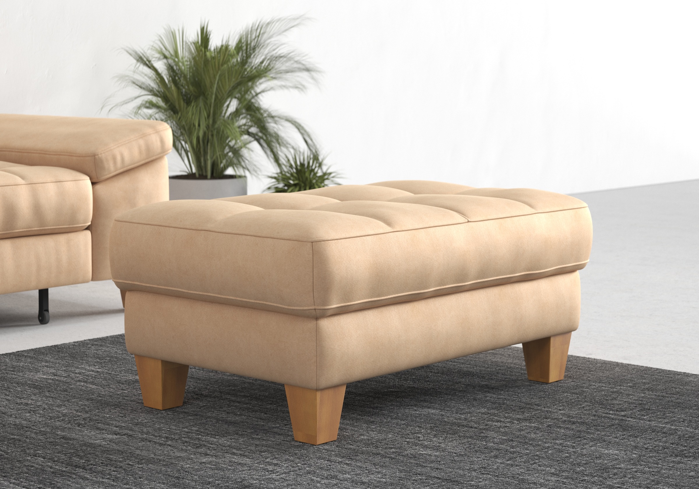 sit&more Stauraumhocker »Westham«, wahlewise mit/ohne Federkern