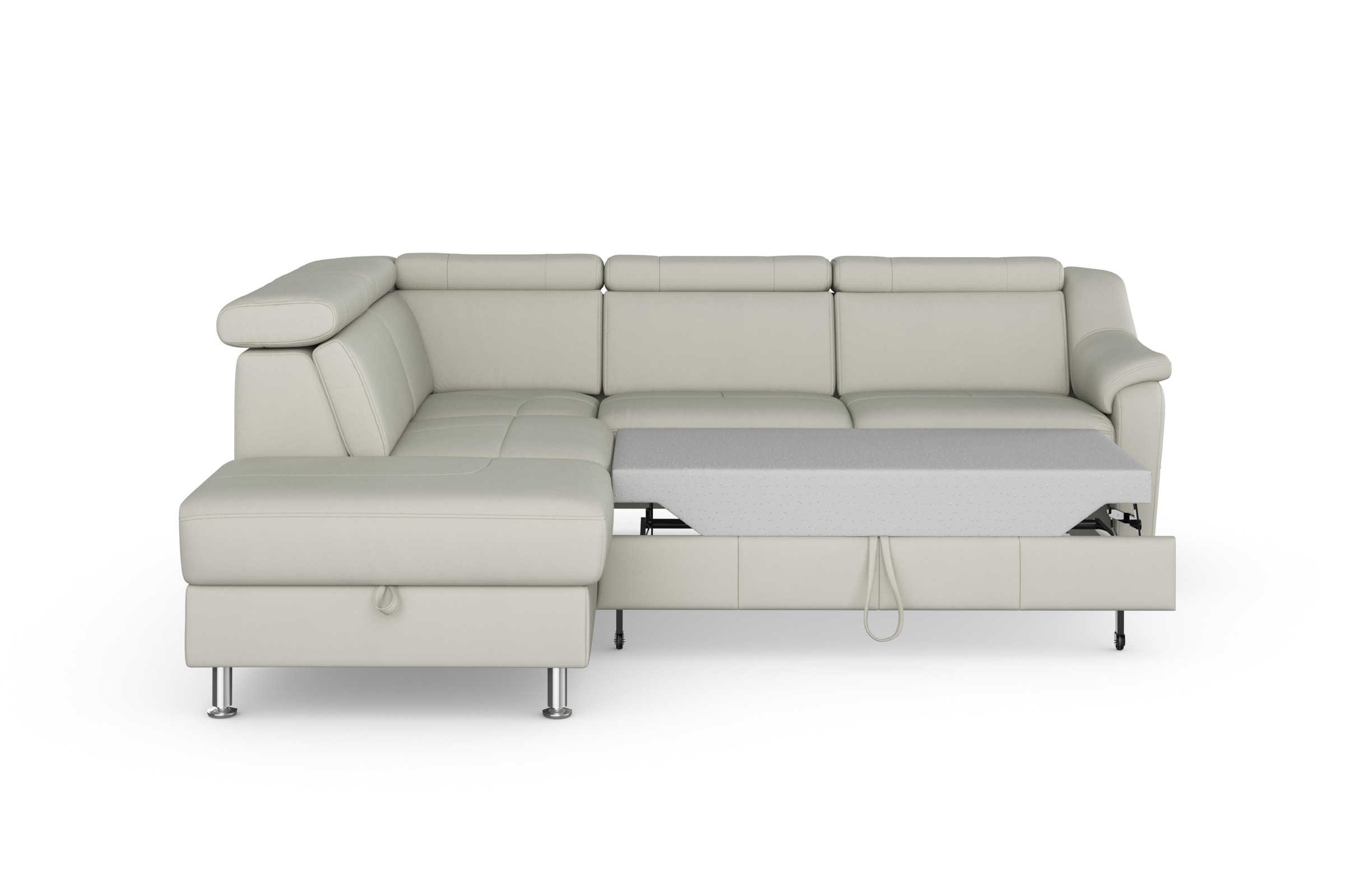 sit&more Ecksofa »Freetown L-Form«, inklusive Kopfteilverstellung und komfortablem Federkern